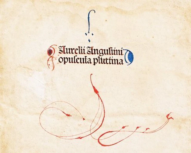 S. Agostino - Opuscola Plurima [Confessioni di S. Agostino] - 1489