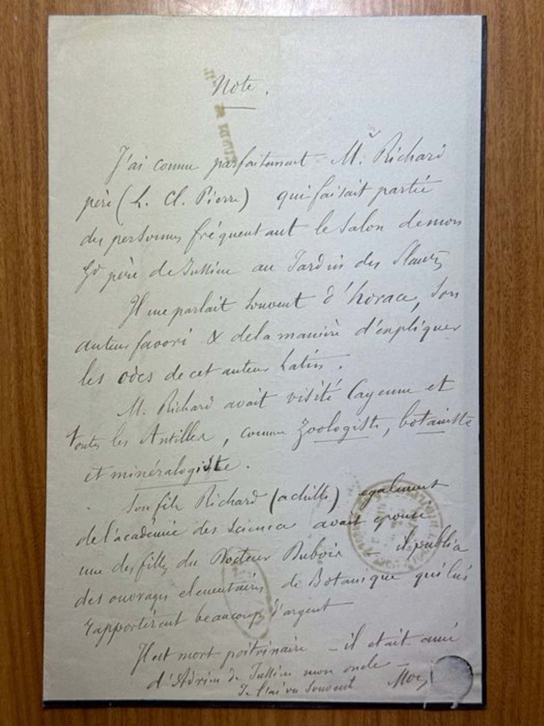 Member of the renowned de Jussieu scientific dynasty...