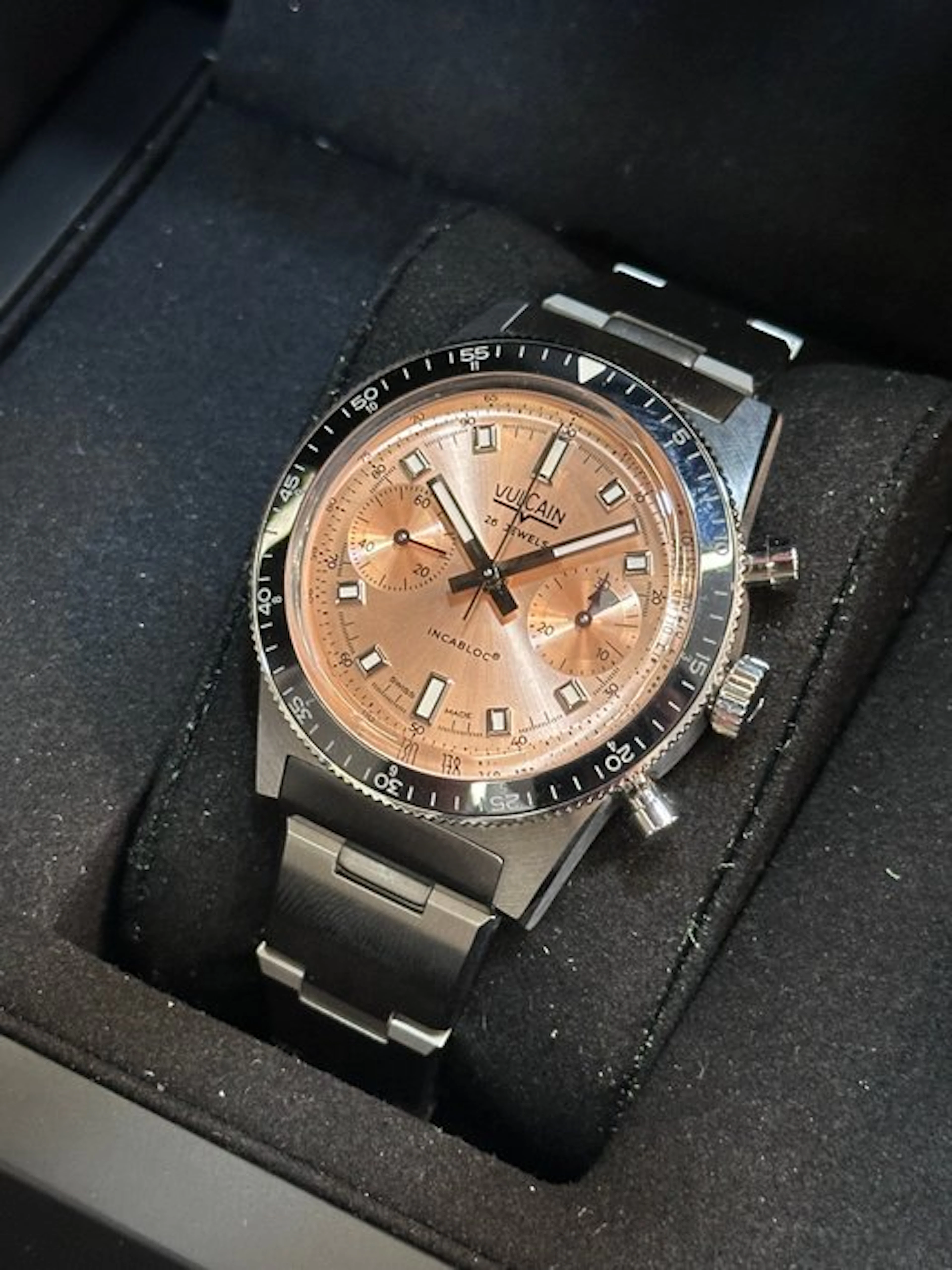 Vulcain - Skindiver Chronograph Salmon - 590176B87.BHM286 - Men - 2025