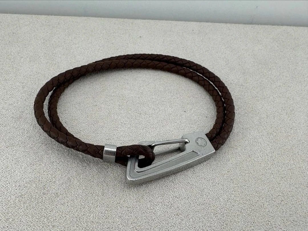 Montblanc - Steel, leather - Bracelet - Wrap me