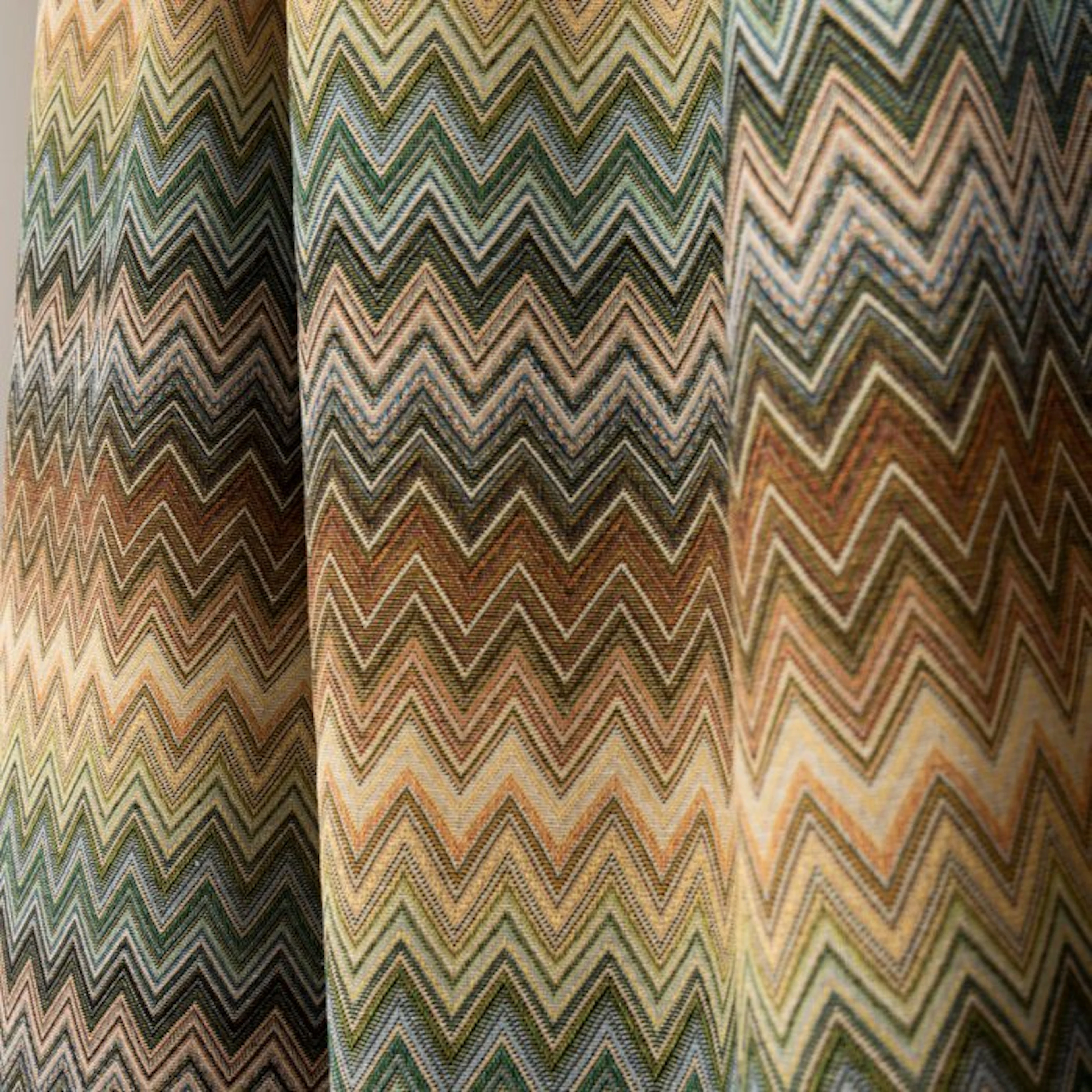 BA002 - Thick and Heavy Gobelin Fabric - Mustard Chevron...