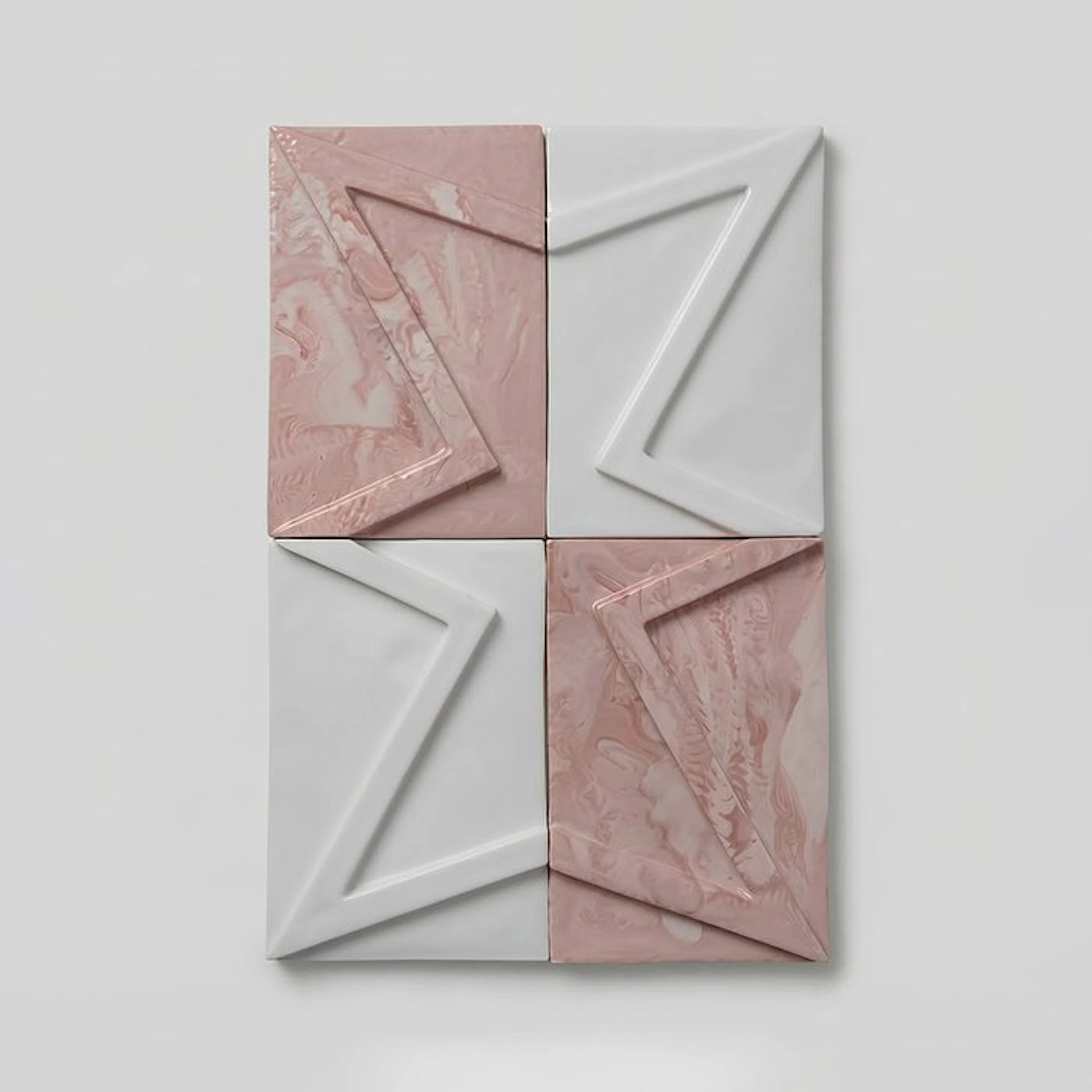 Tile (4) - marbled porcelain - FOUZIA KHAIA - 2026