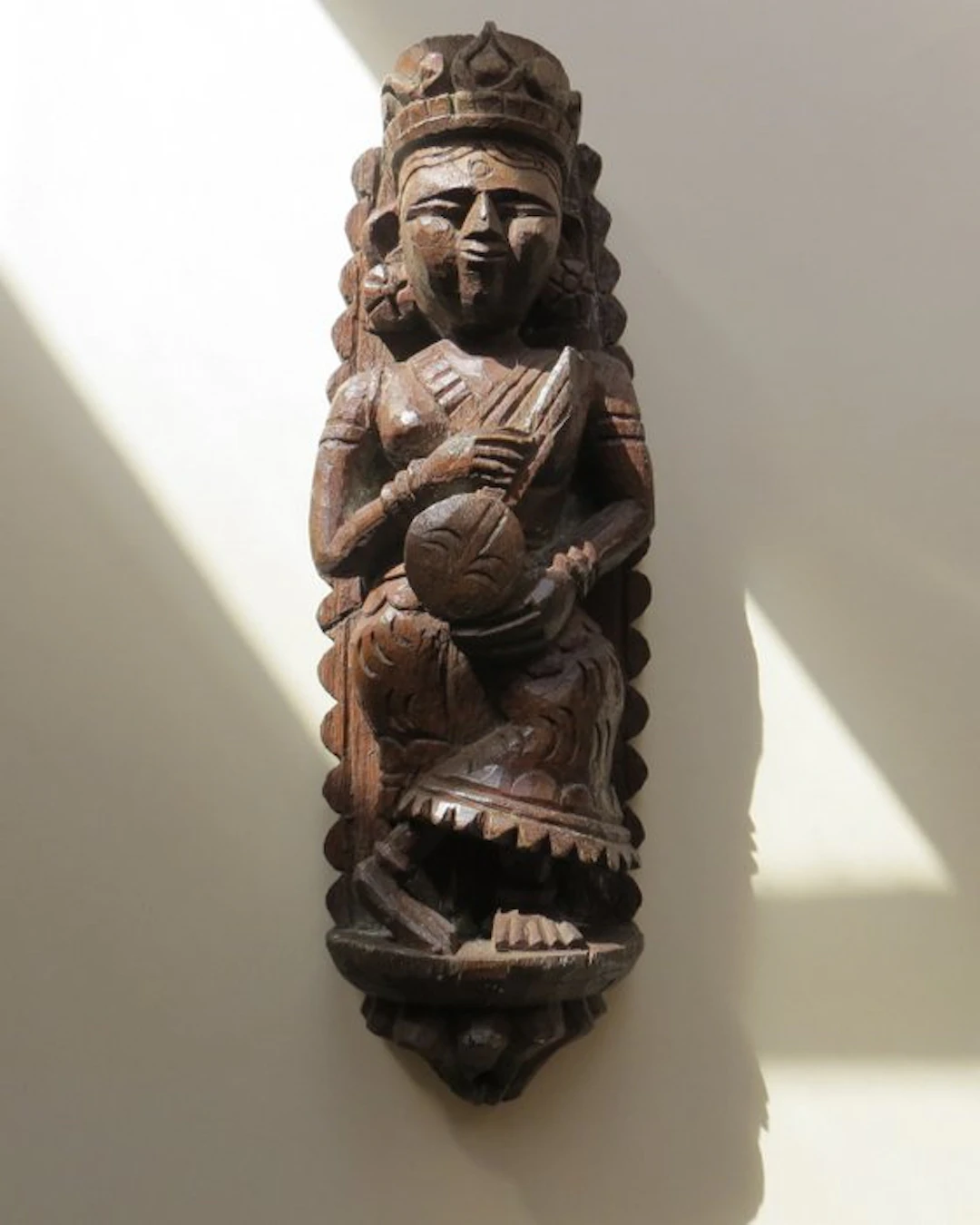 Temple sculpture, Rajasthan, 18th/19th century. - Wood - India - 19th century