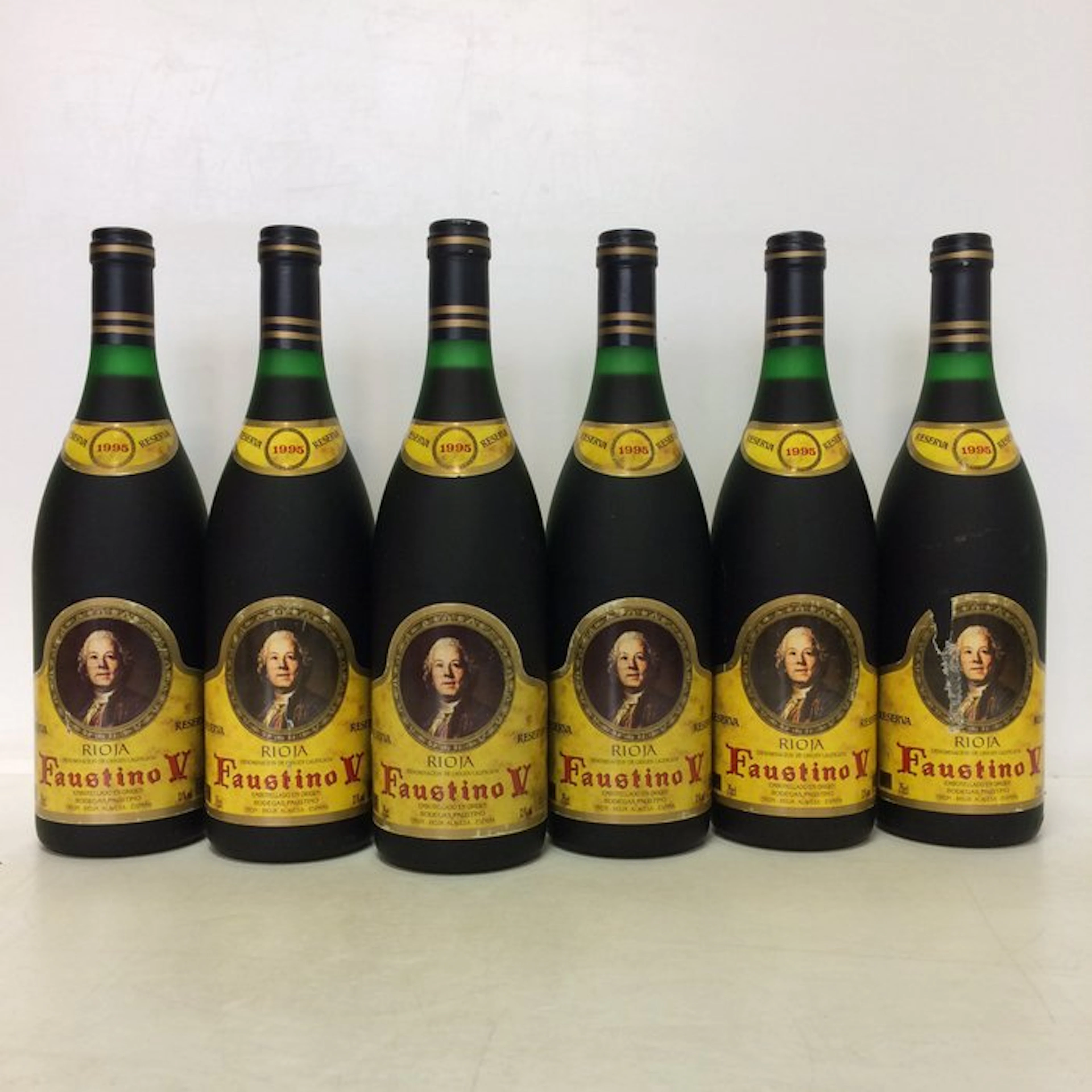 1995 Bodegas Faustino V - Rioja Reserva - 6 Bottles (0.75L)