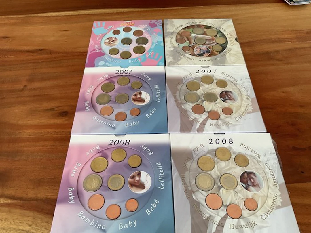 Netherlands. Year Set (BU) 2006/2008 (6 sets) (No reserve price)