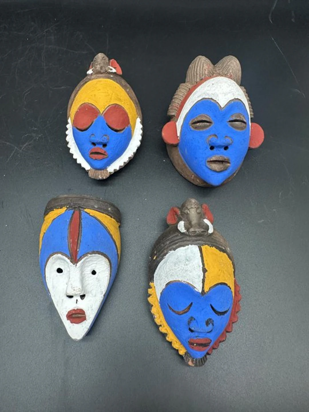 Dance mask - Bamileke - Cameroon - Mask passport (No reserve price)