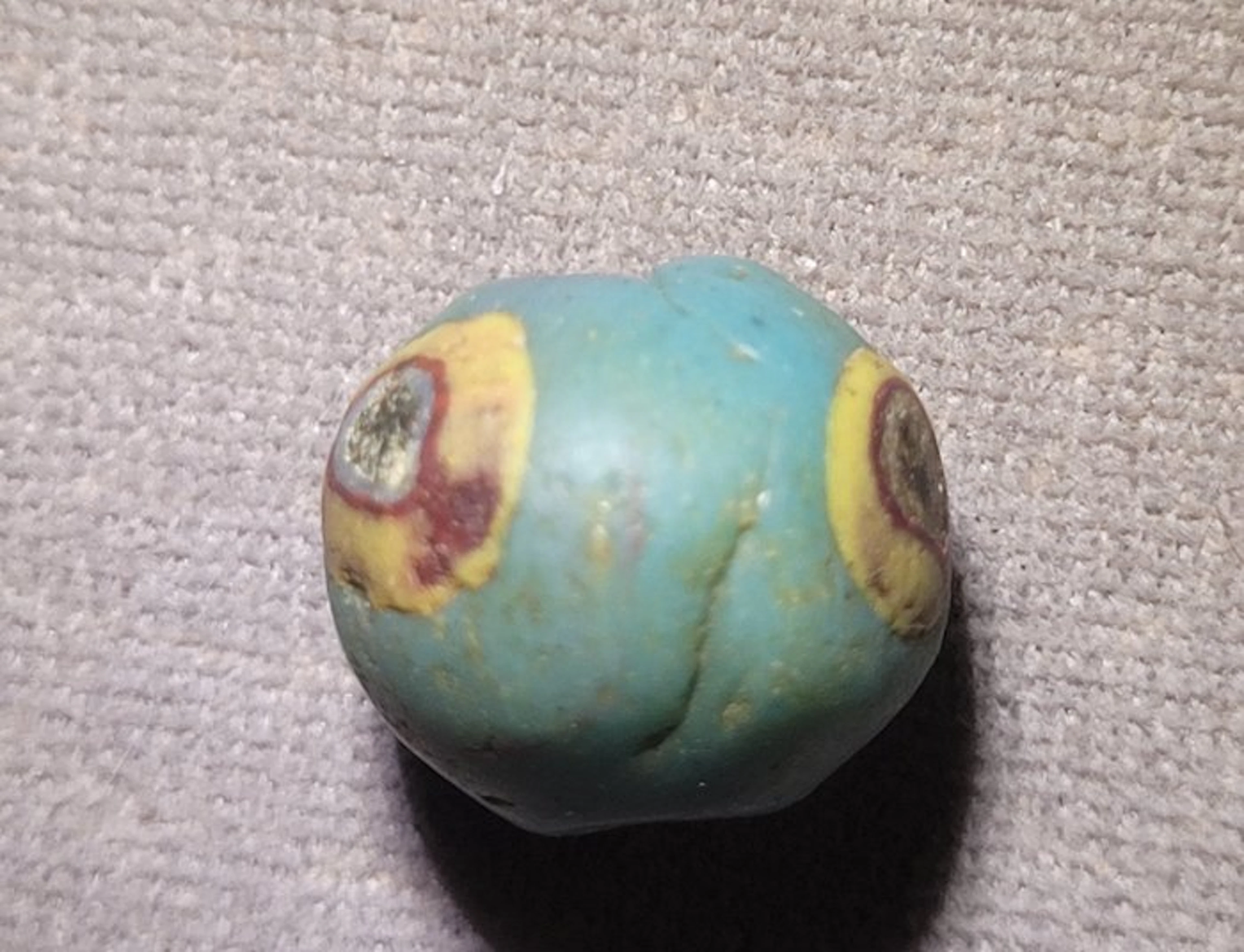 Ancient Roman Glass Beads - 1.5 cm (No reserve price)