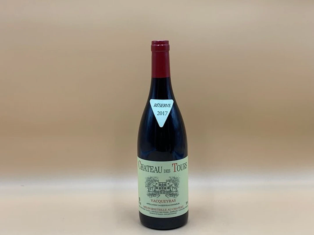 2017 Château des Tours Vacqueras "Rouge" - Rhône - 1 Bottle (0.75L)