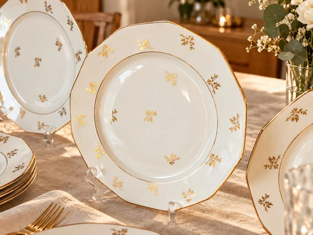 Manufacture M&S - Table service (9) - Louis XV-style...