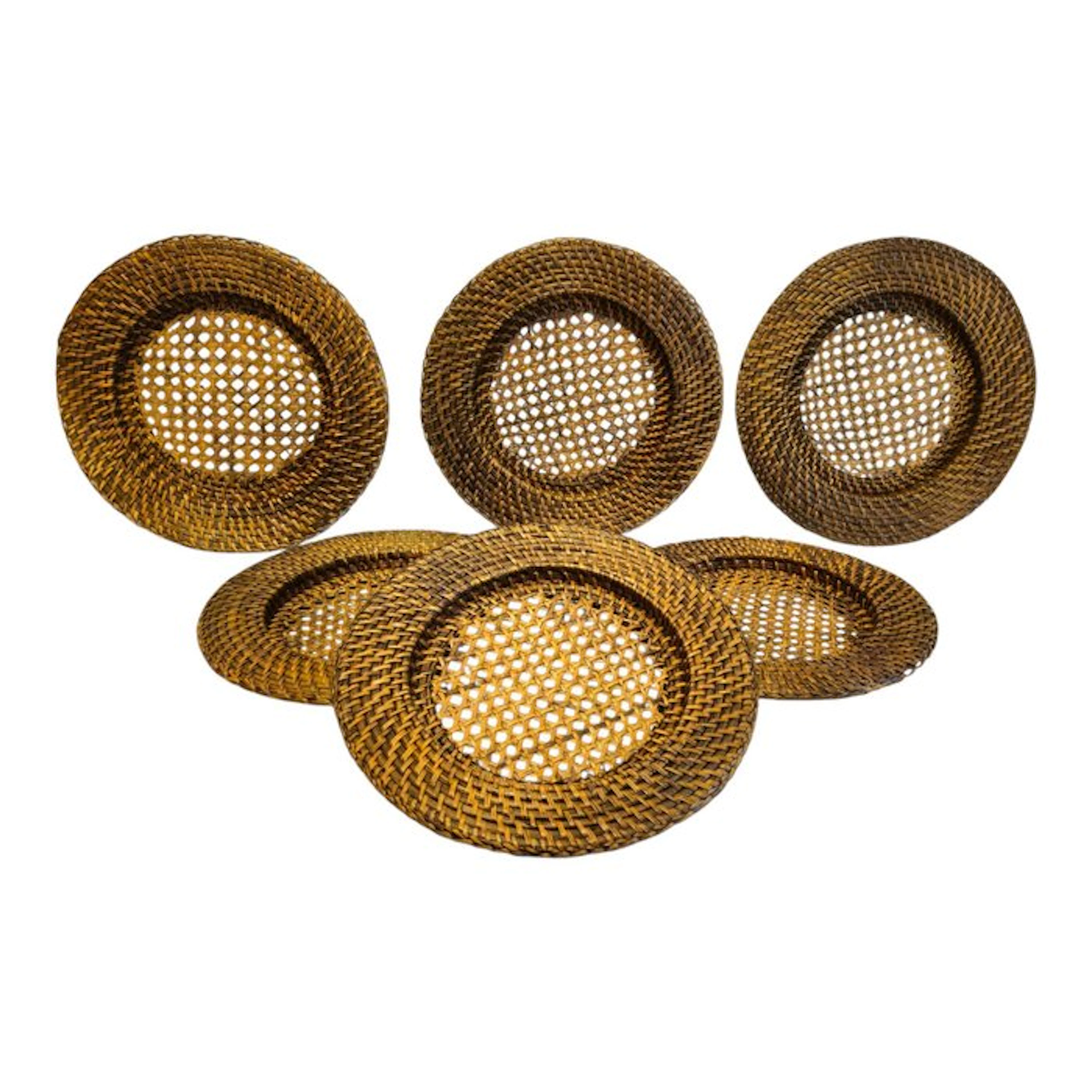 Charger plate (6) - Wood