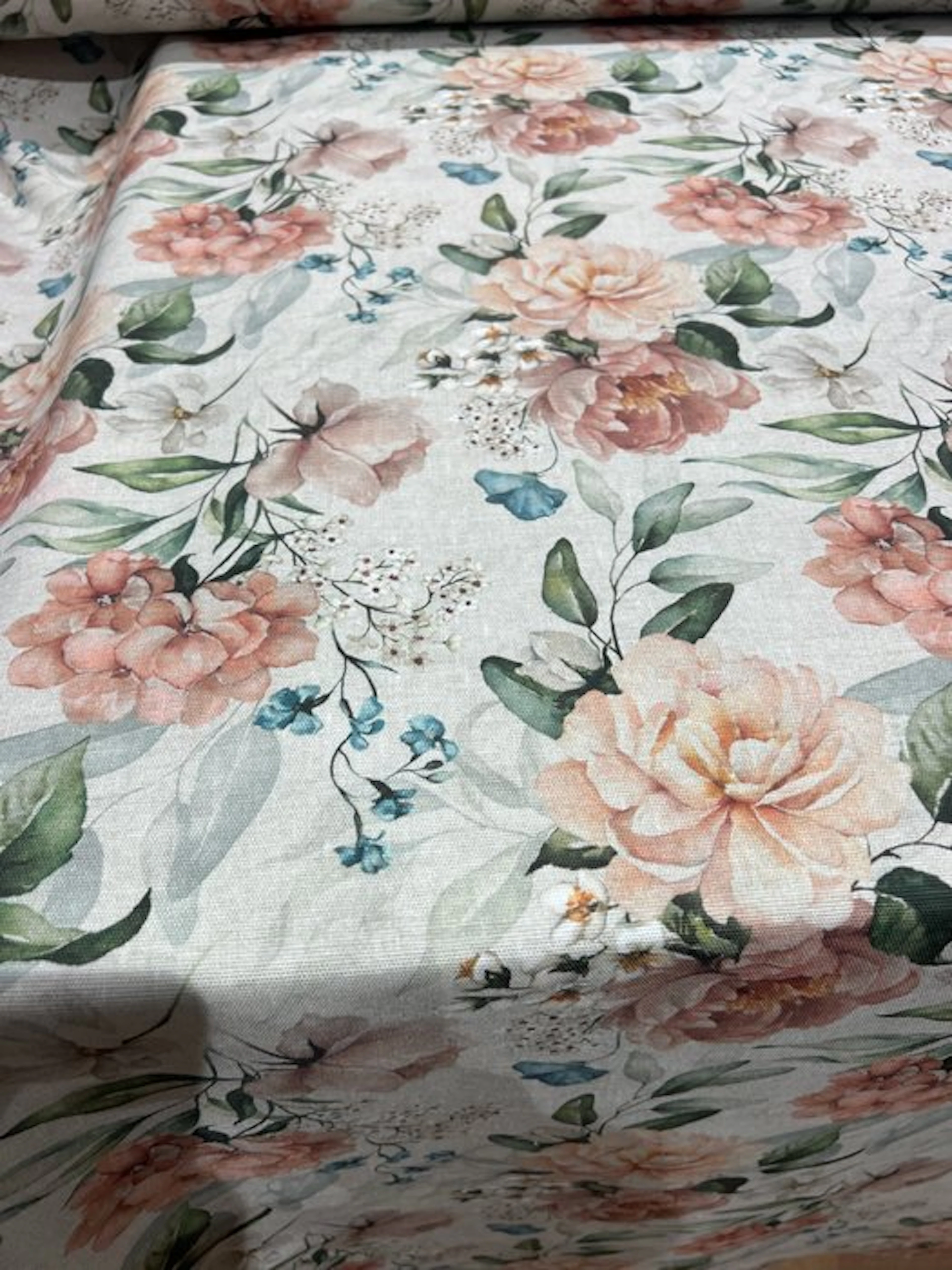Floral print 500 x 280 - Upholstery fabric - 500 cm - 280 cm