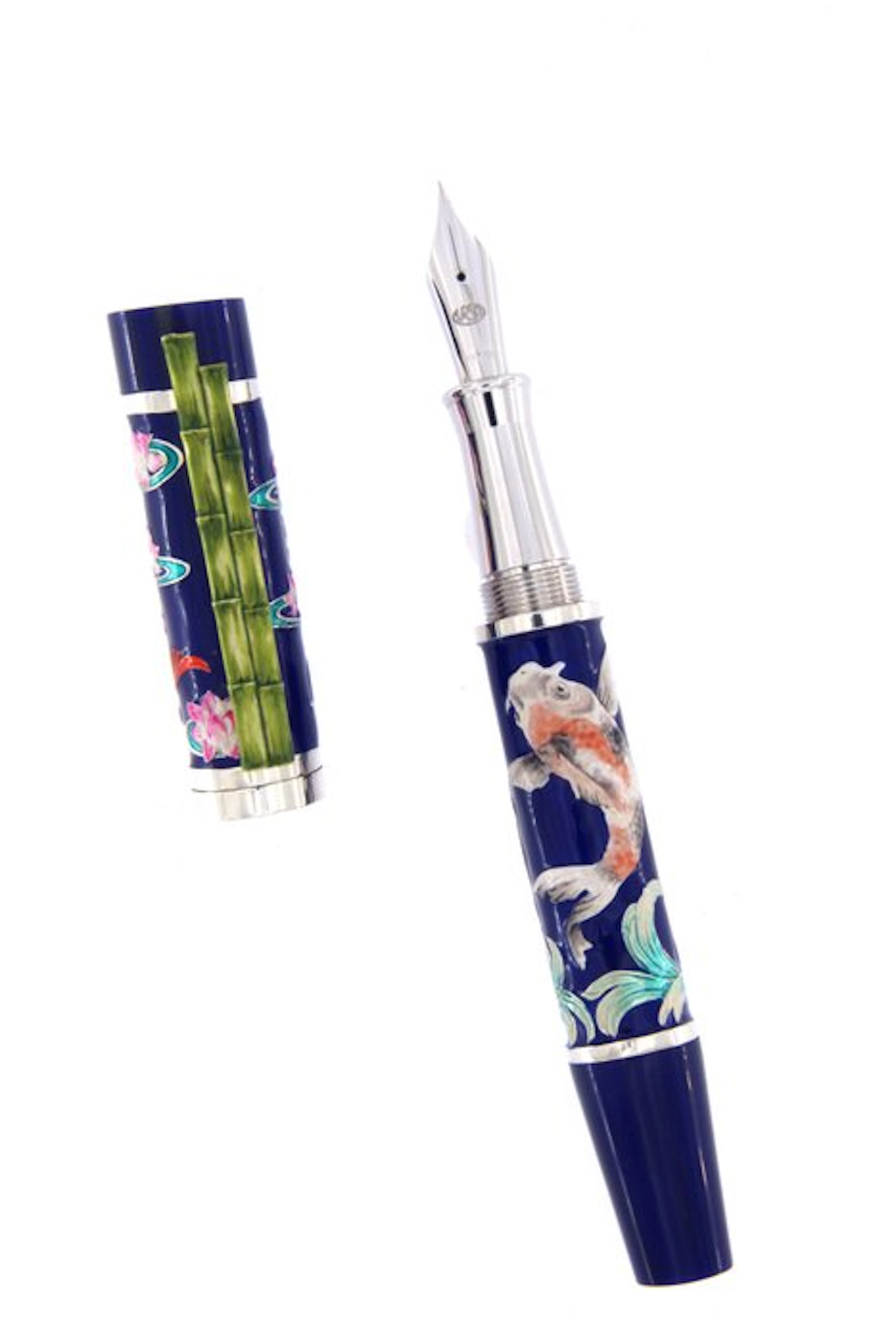 Urso - penna stilografica Koi collection in argento