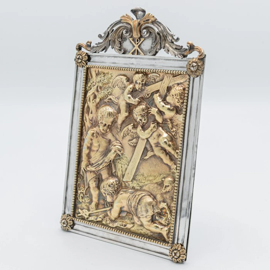 Silver plaquette