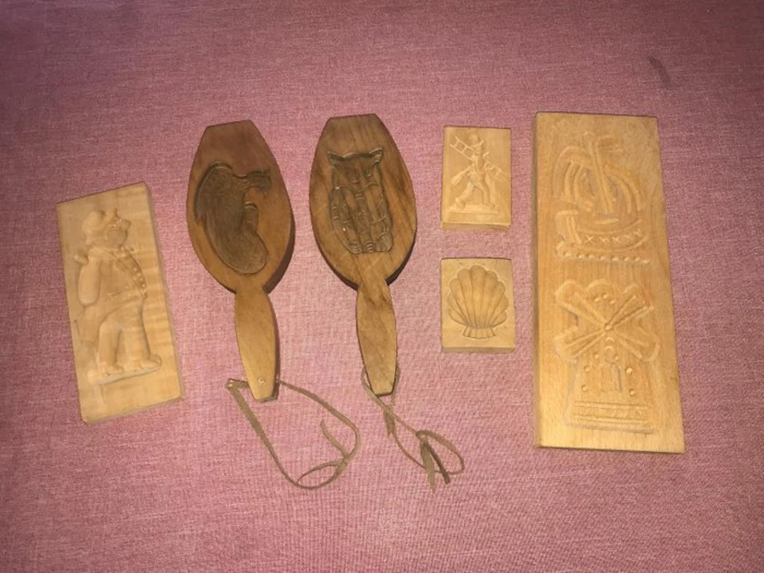Christmas decoration (6) - Wood - Spekulatius mold