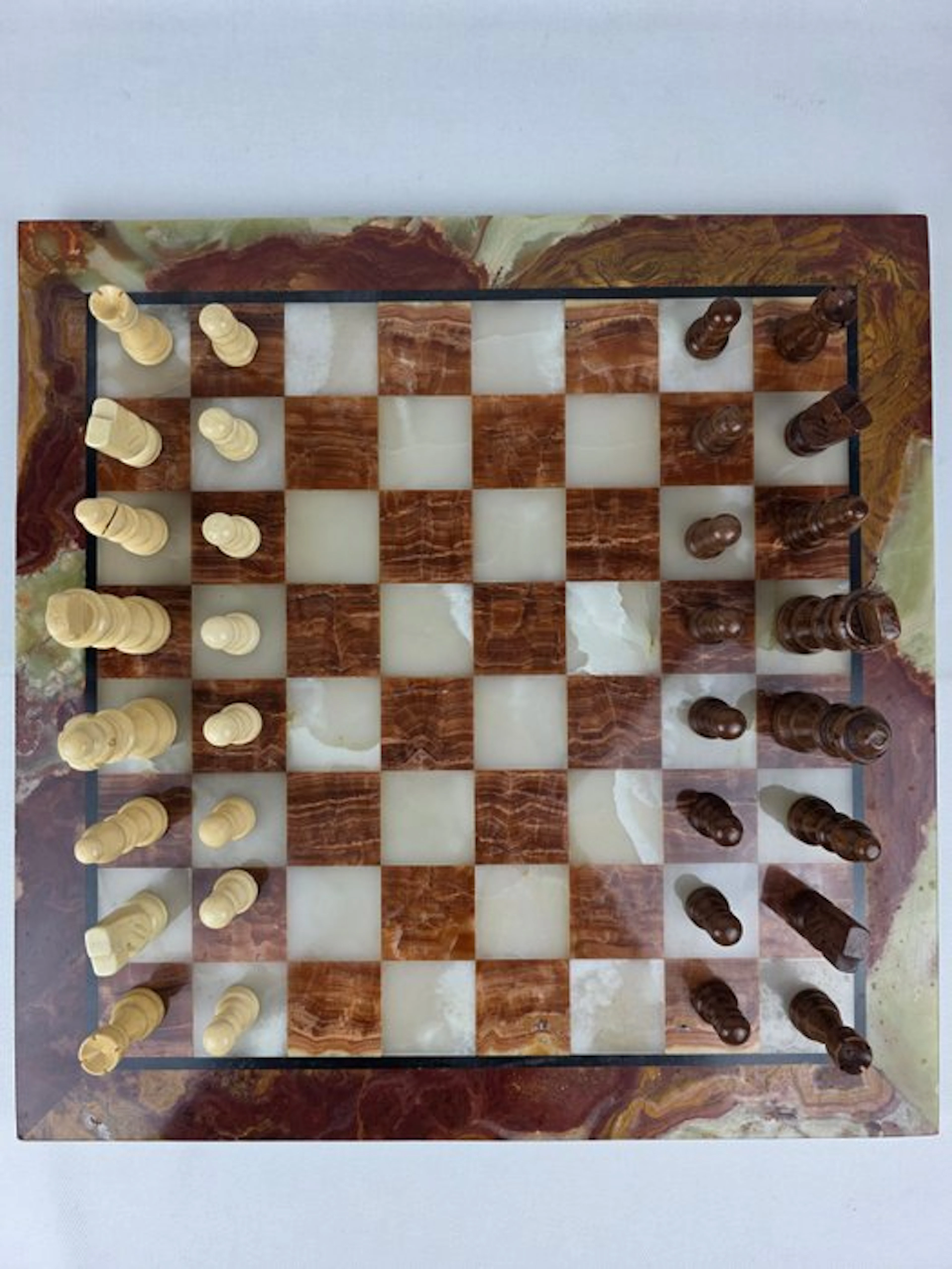Chess set - Marble , Onyx .