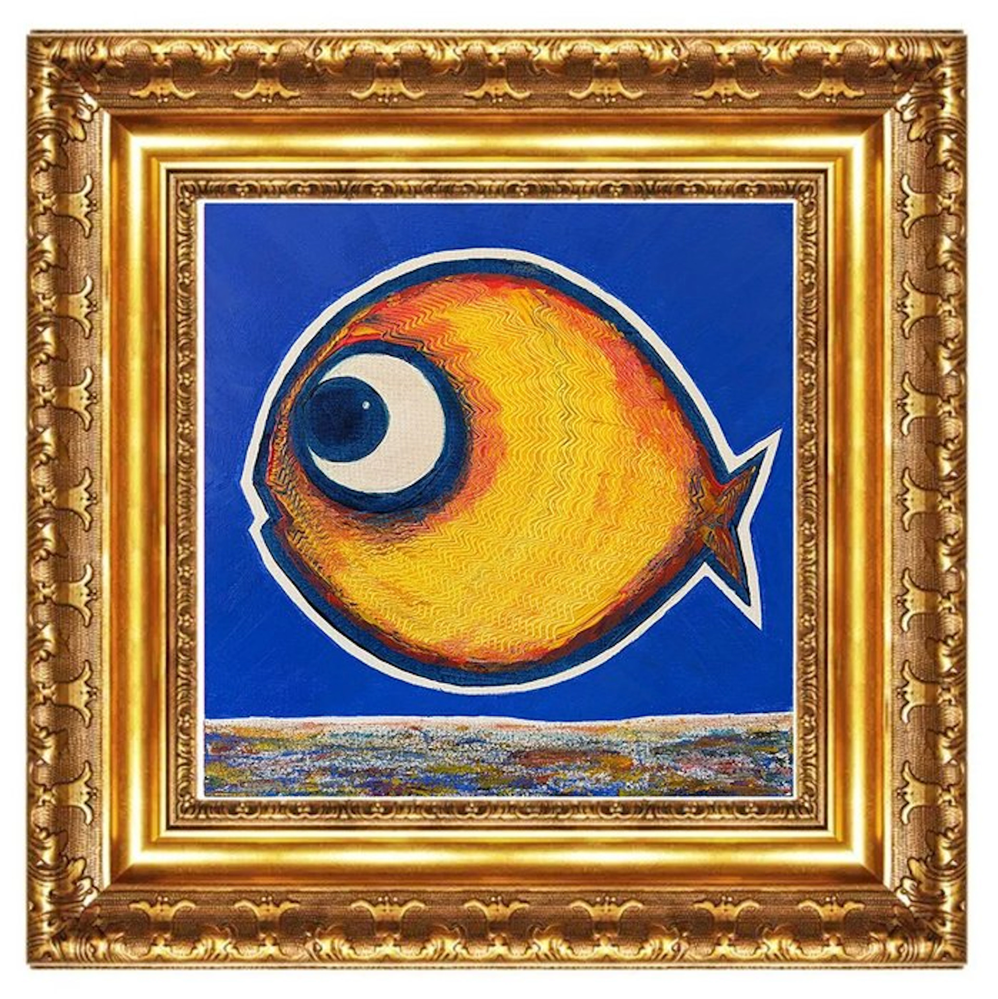 Denis Kuvayev (1971) - Goldfish on golden bottom - No Reserve