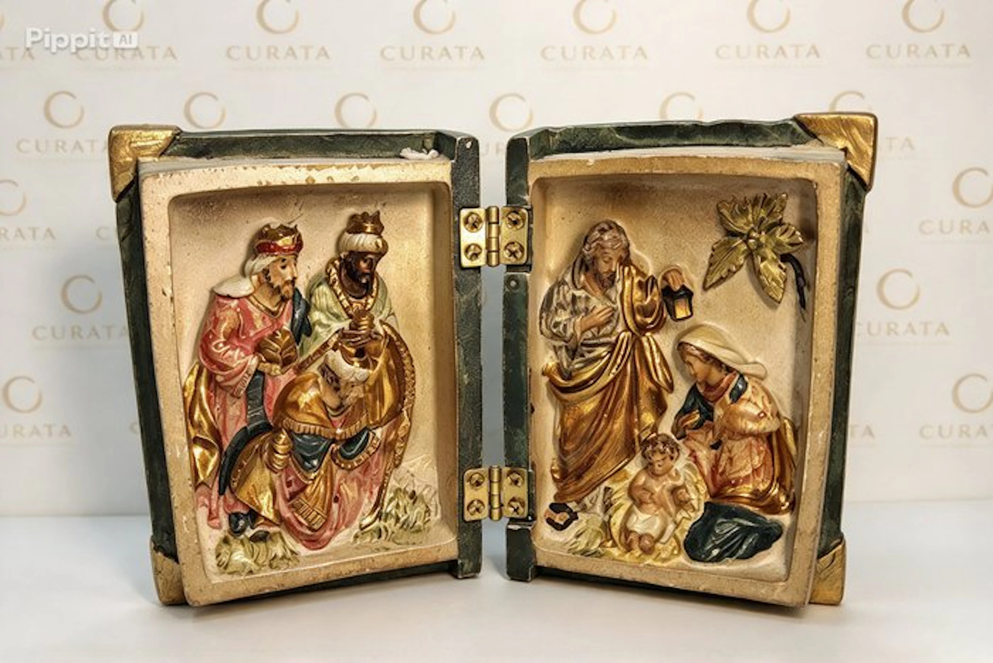 Nativity scene - Resin - Miniature Nativity Book