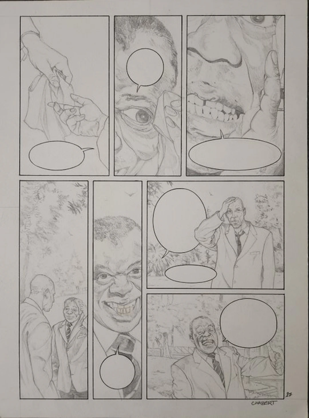 Alexis Chabert - 1 Original page - Bourbon Street - 2011