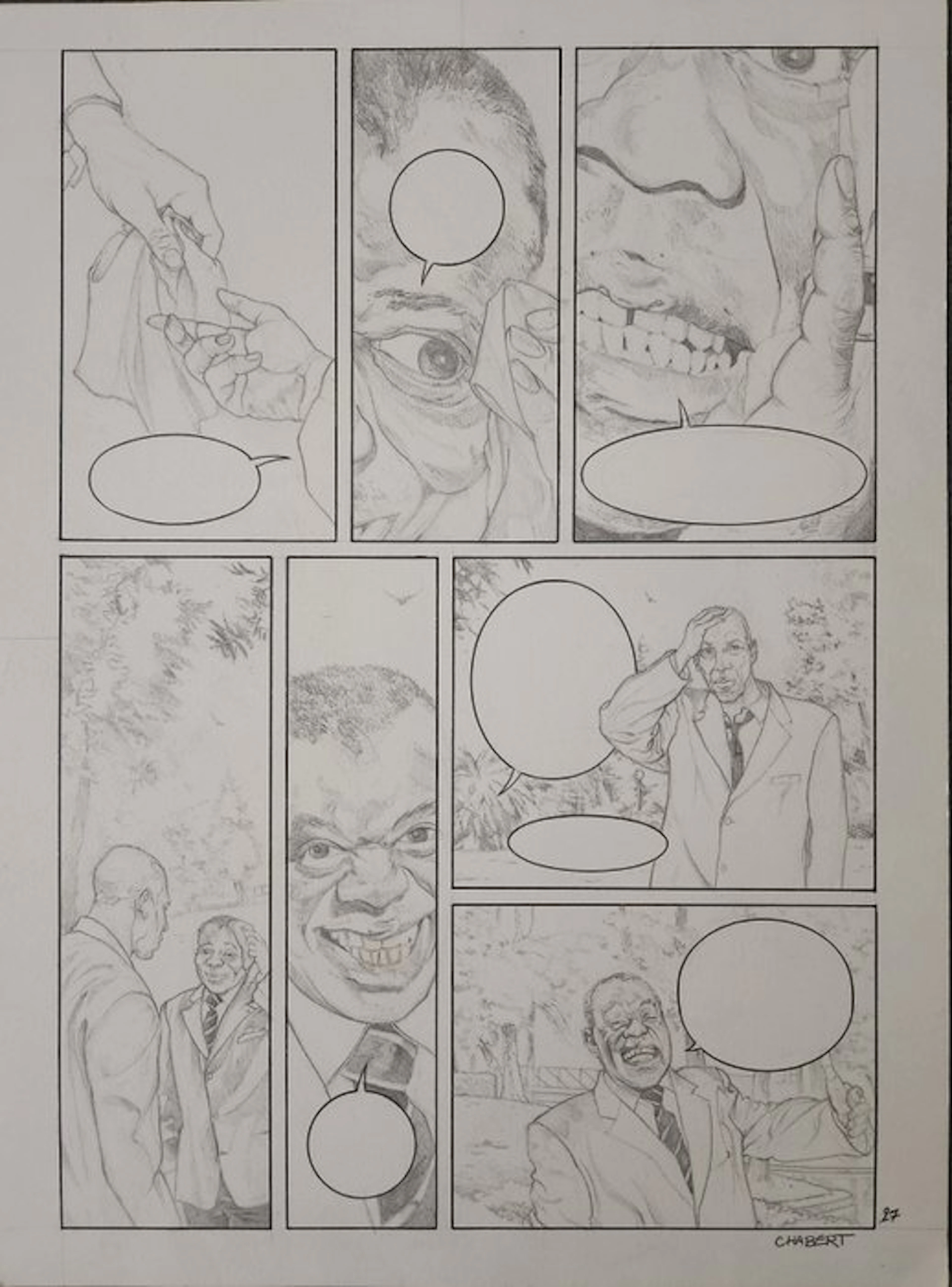 Alexis Chabert - 1 Original page - Bourbon Street - 2011