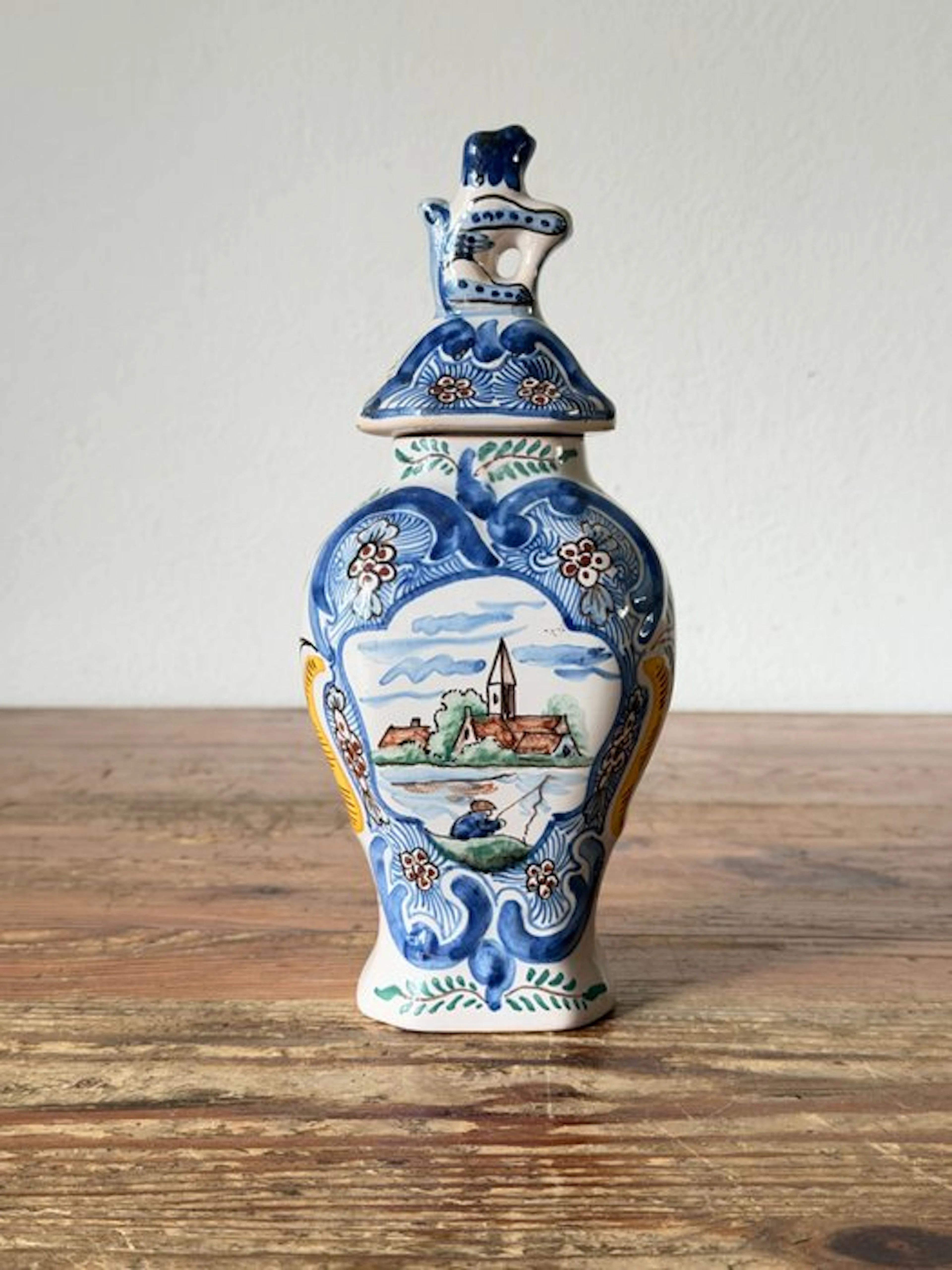 Vase - Earthenware - Lidded vase