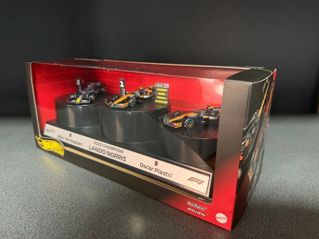 Hot Wheels 1:64 - Model car - Formula 1 - Podium 2025: Lando Norris