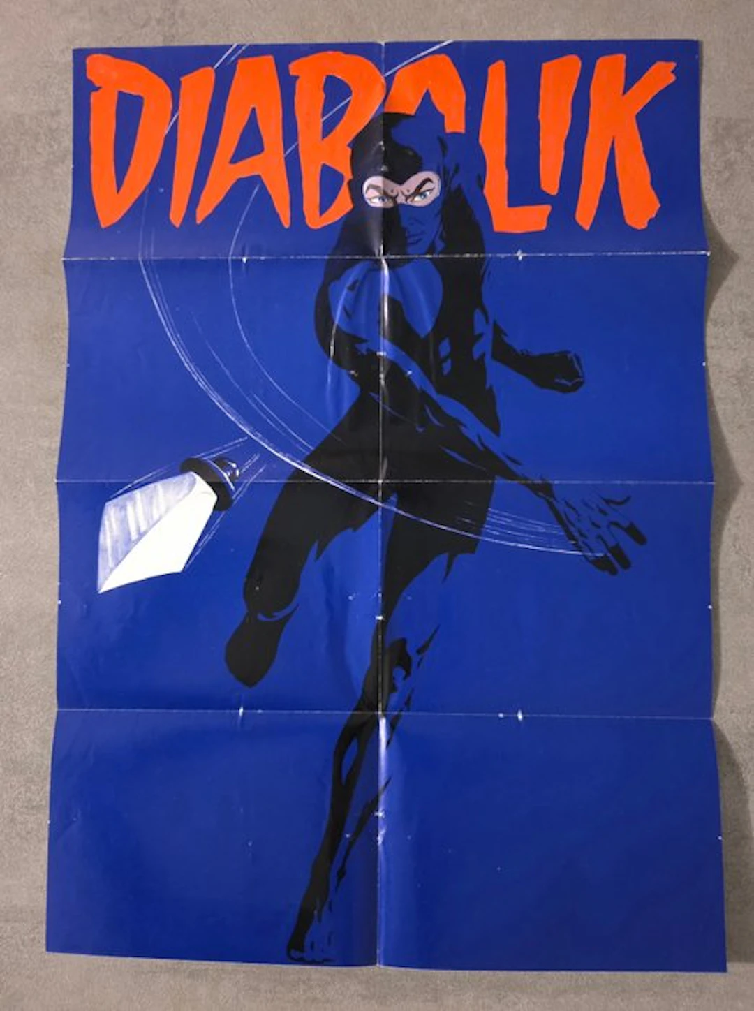 Diabolik poster rarissimo allegato al n