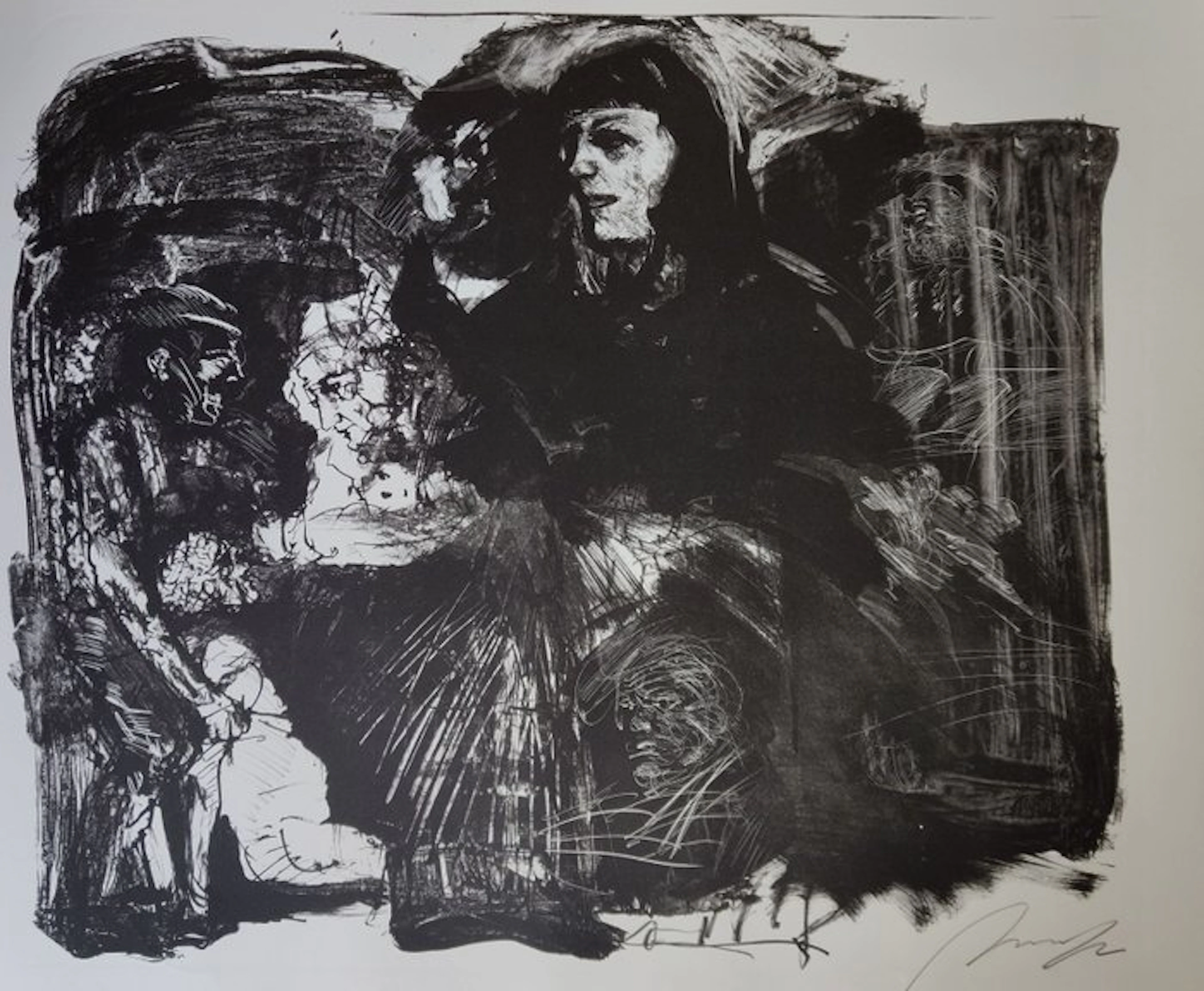 Alfred Hrdlicka (1928-2009) - Portraitstudie Barbara