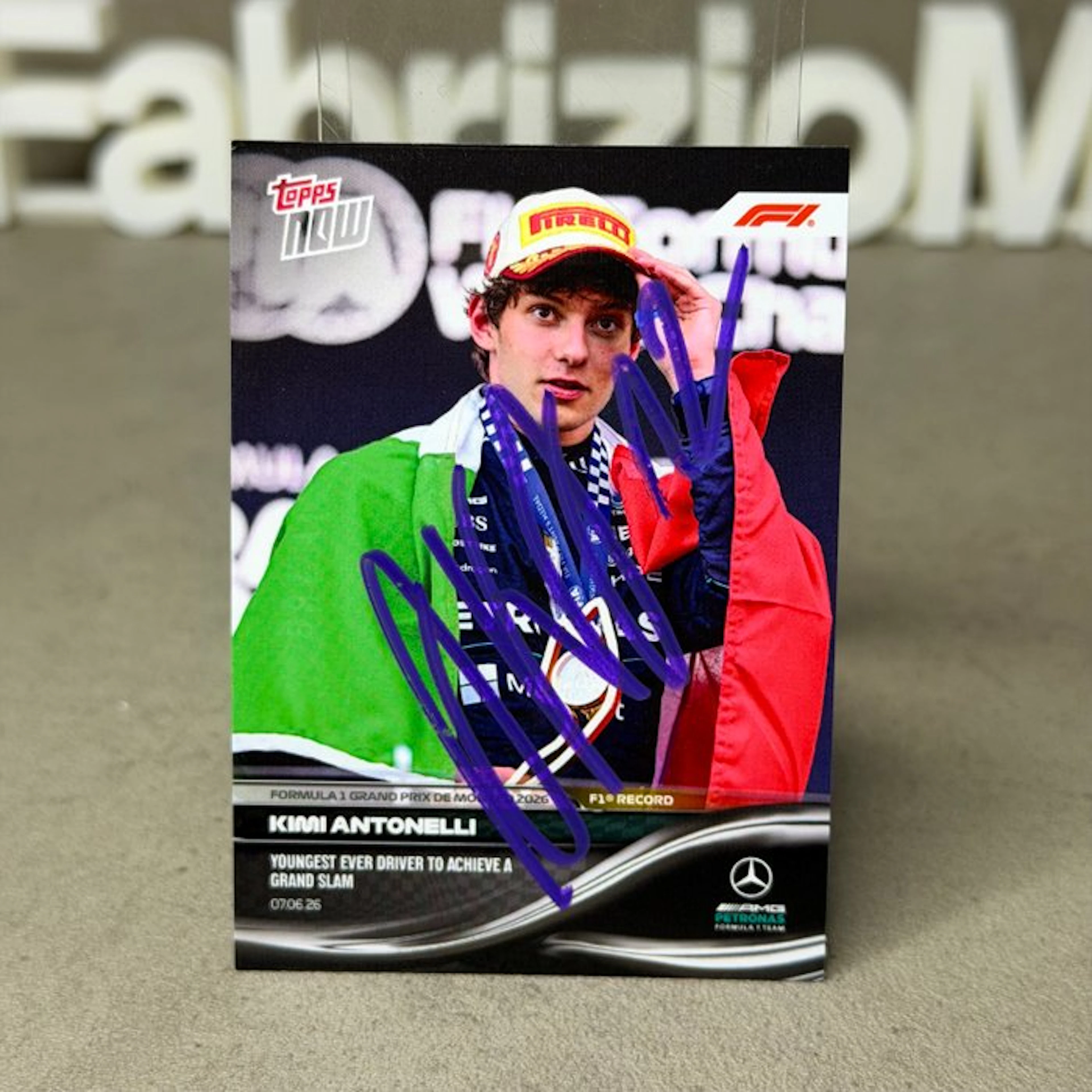 Mercedes - Topps Now - Youngest ever driver to achieve a...