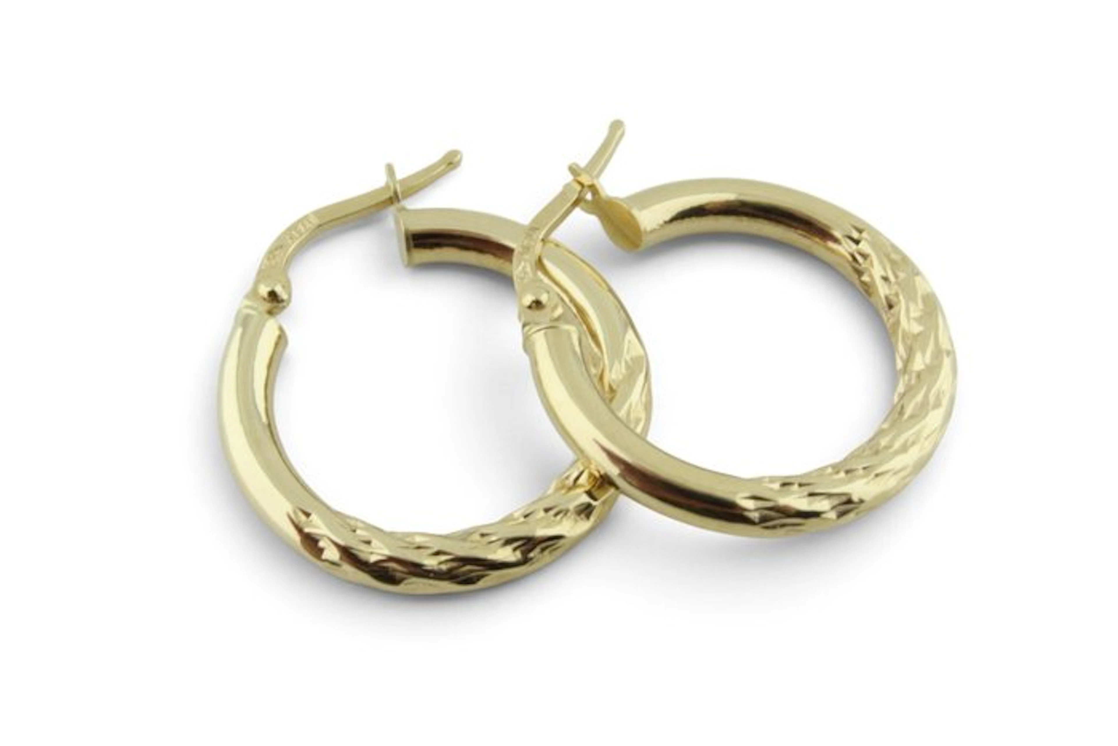 Hoop earrings - 18 kt. Yellow gold