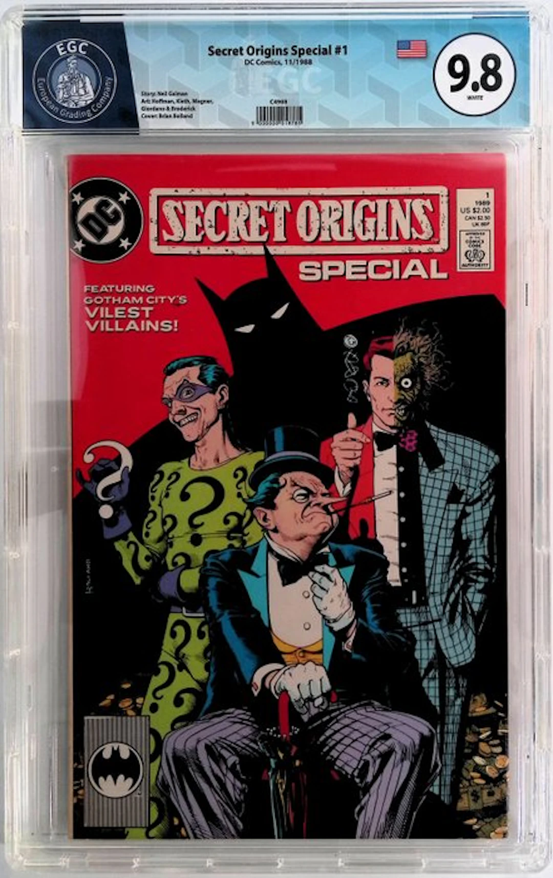 Secret Origins Special #1 - EGC 9.8 - 1 Graded comic - First edition - 1988