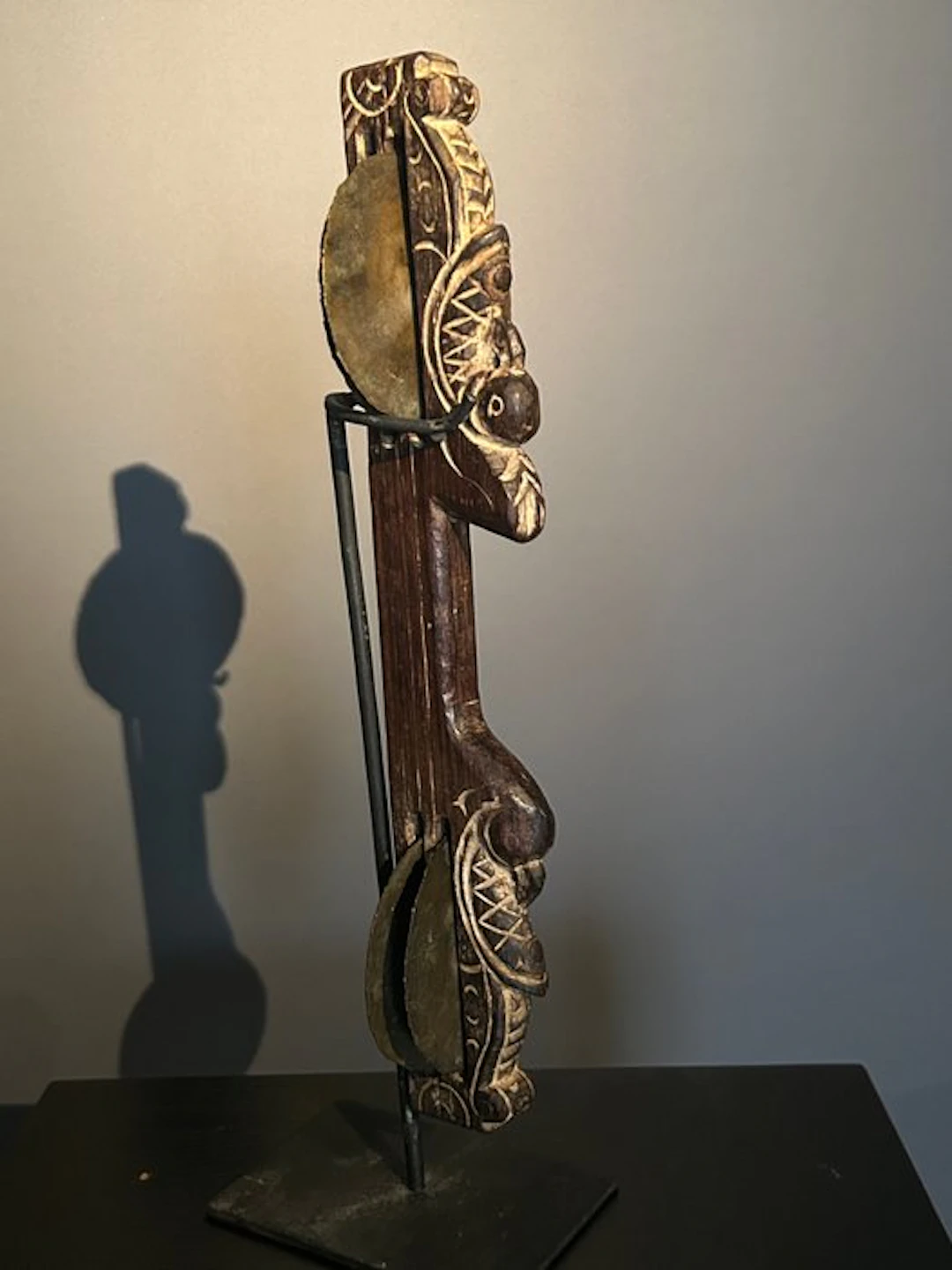 Jhyaali musical instrument - Wood - Nepal - Early 20th century