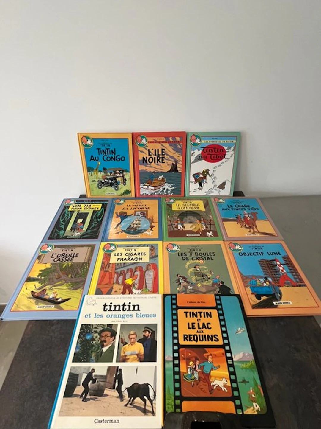 Tintin - Ensemble de 11 double album -Collection complète + 2 albums cinéma