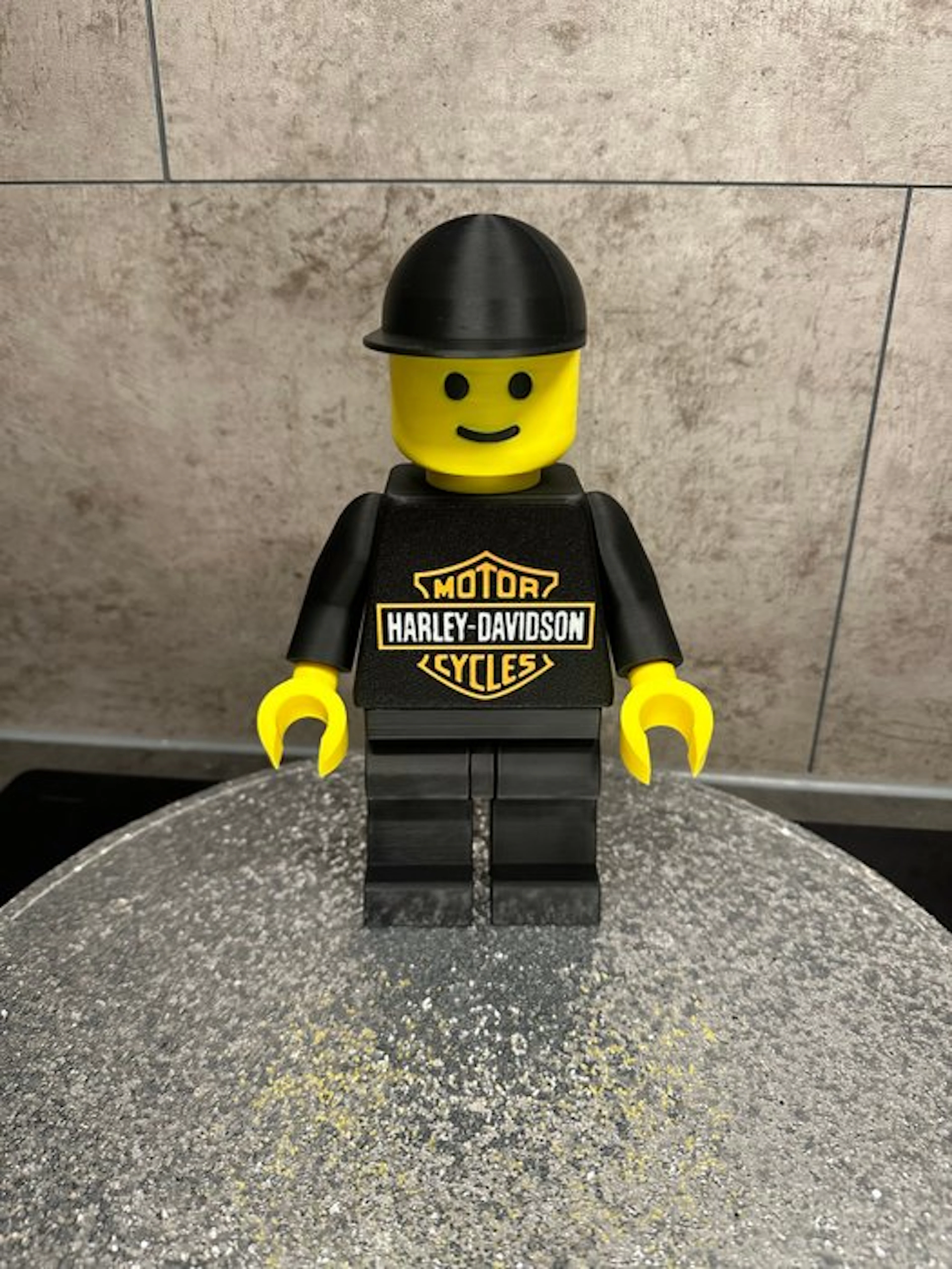 LEGO Minifigure - Custom Item - XL Harley-Davidson Brick Lego Versie