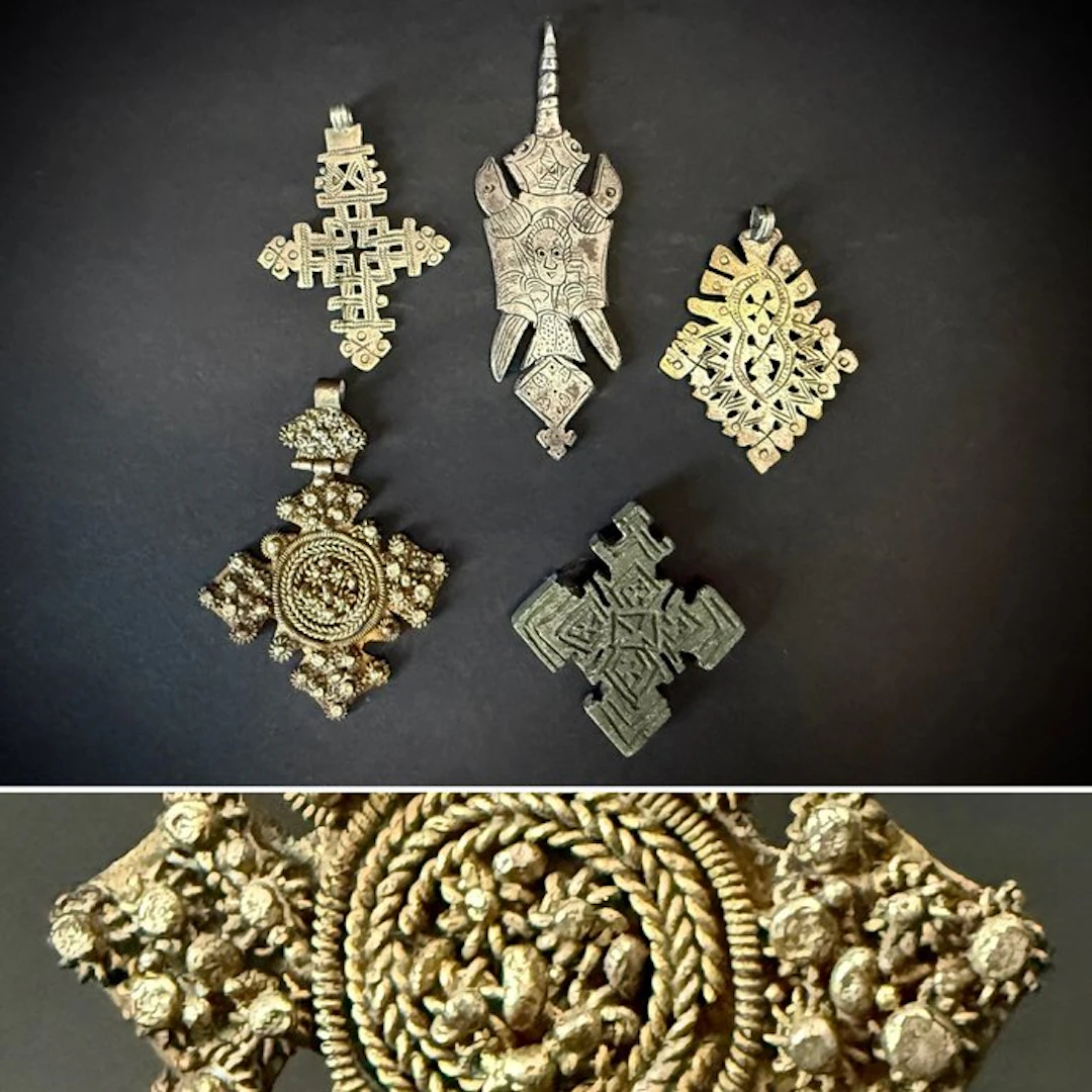 No reserve price - Pendant Silver alloy - Coptic