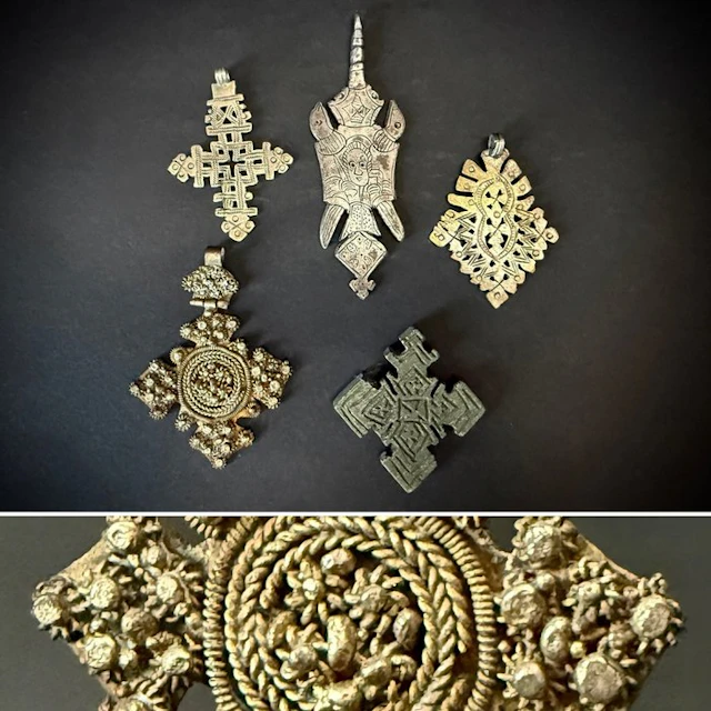 No reserve price - Pendant Silver alloy - Coptic