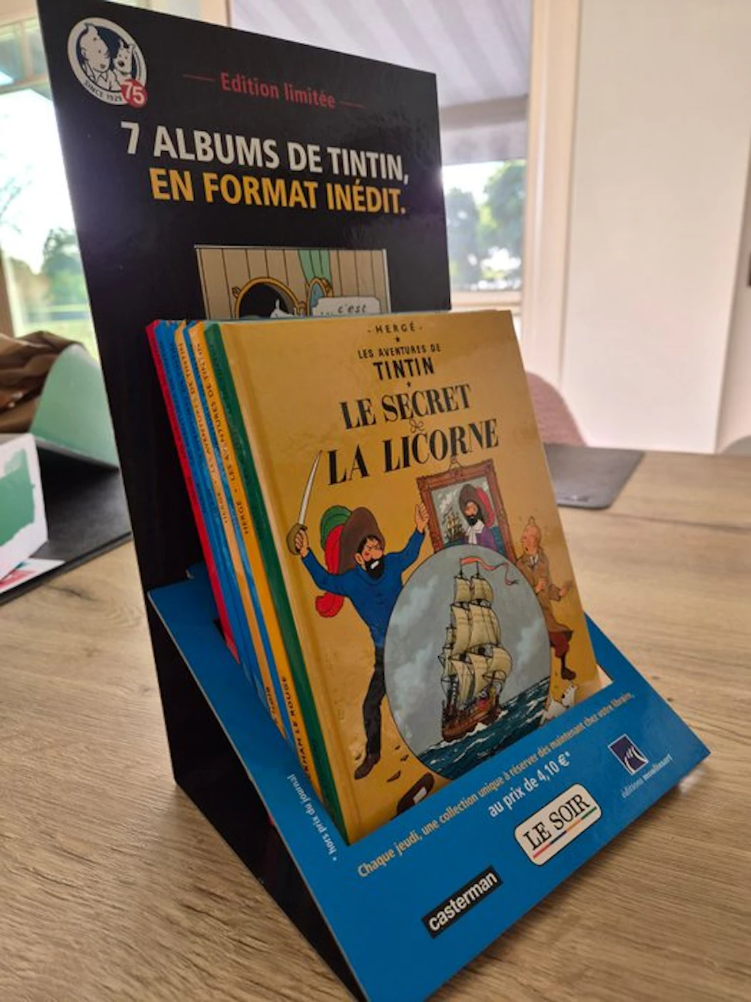 Casterman - Tintin - Serie 7 BD A5 Kuifje/Tintin +...