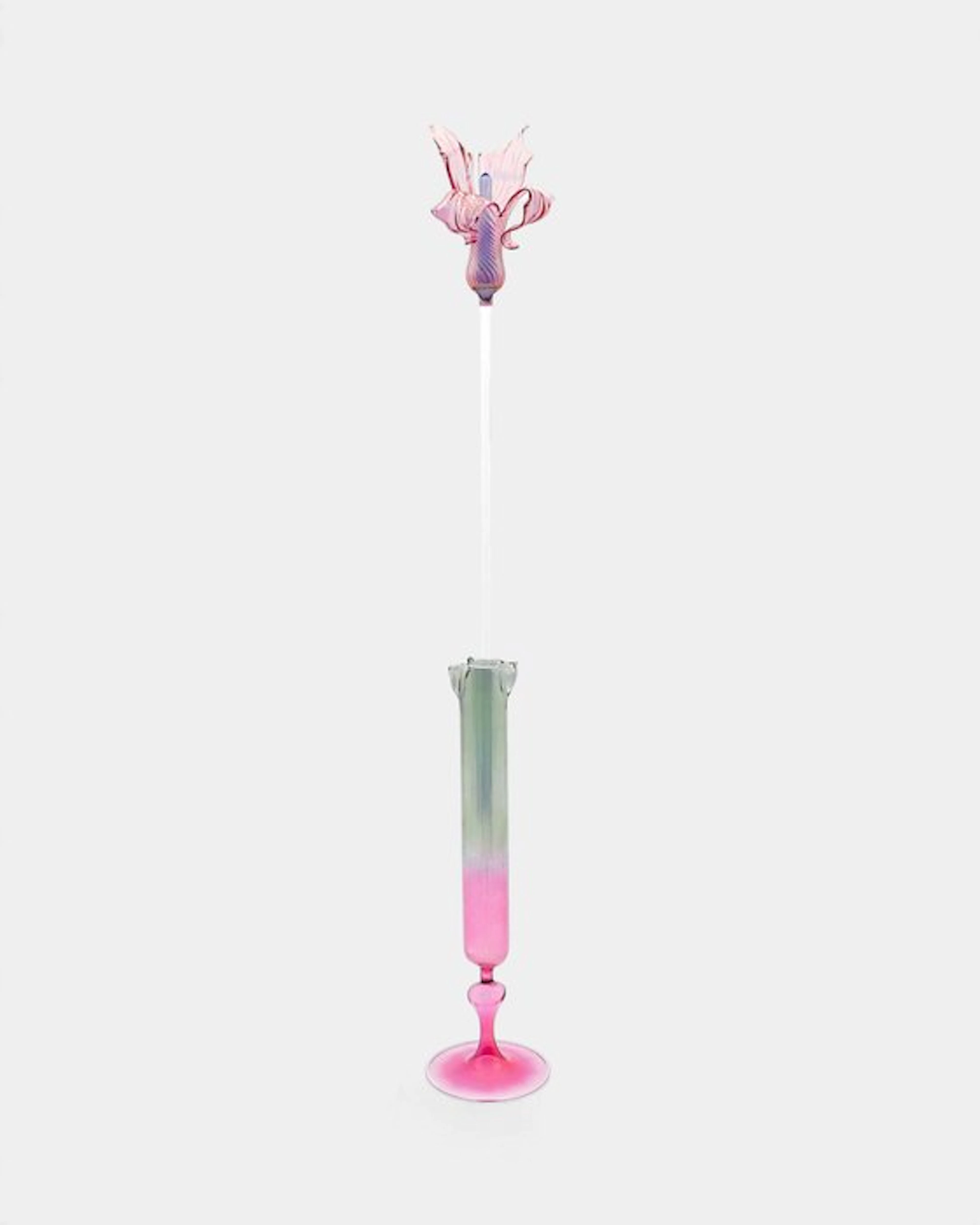 Maestri Vetrai di Murano - Jar (2) - Monofiore Vase - Model 'Iris'