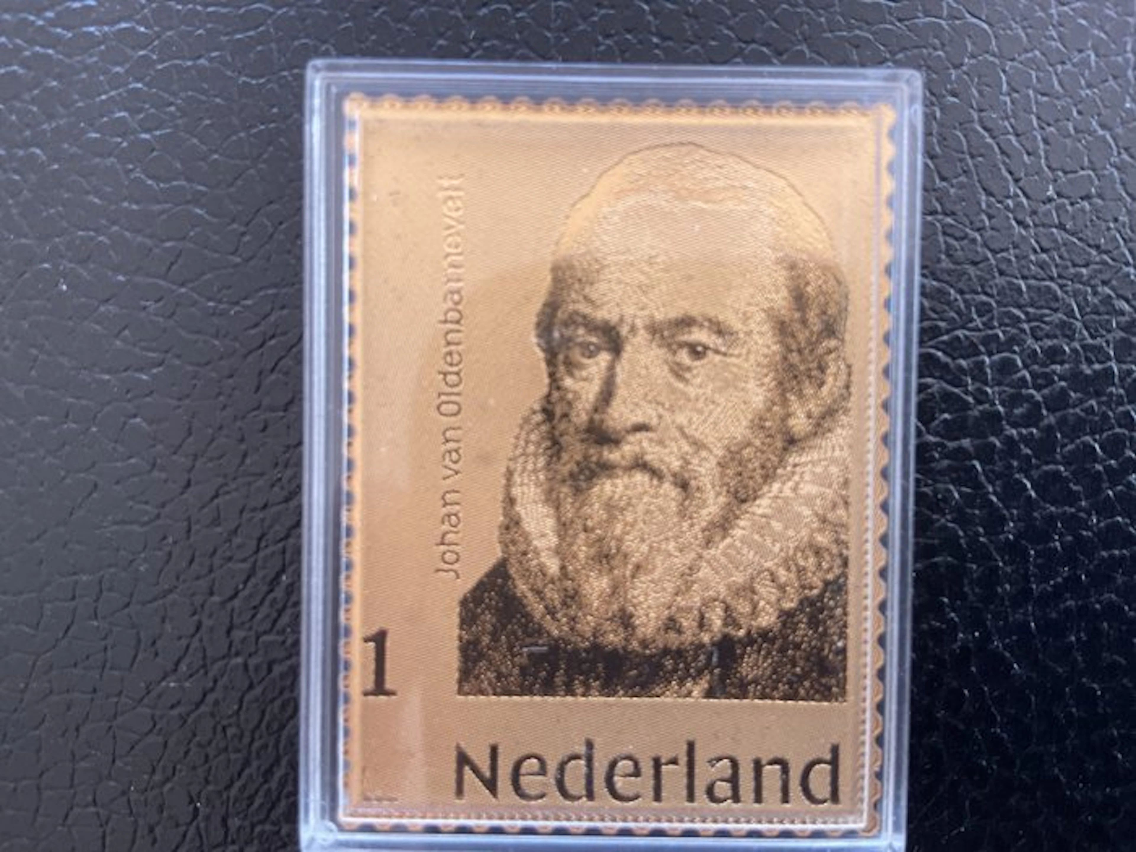 Netherlands 2020 - Golden stamp Johan van Oldenbarnevelt