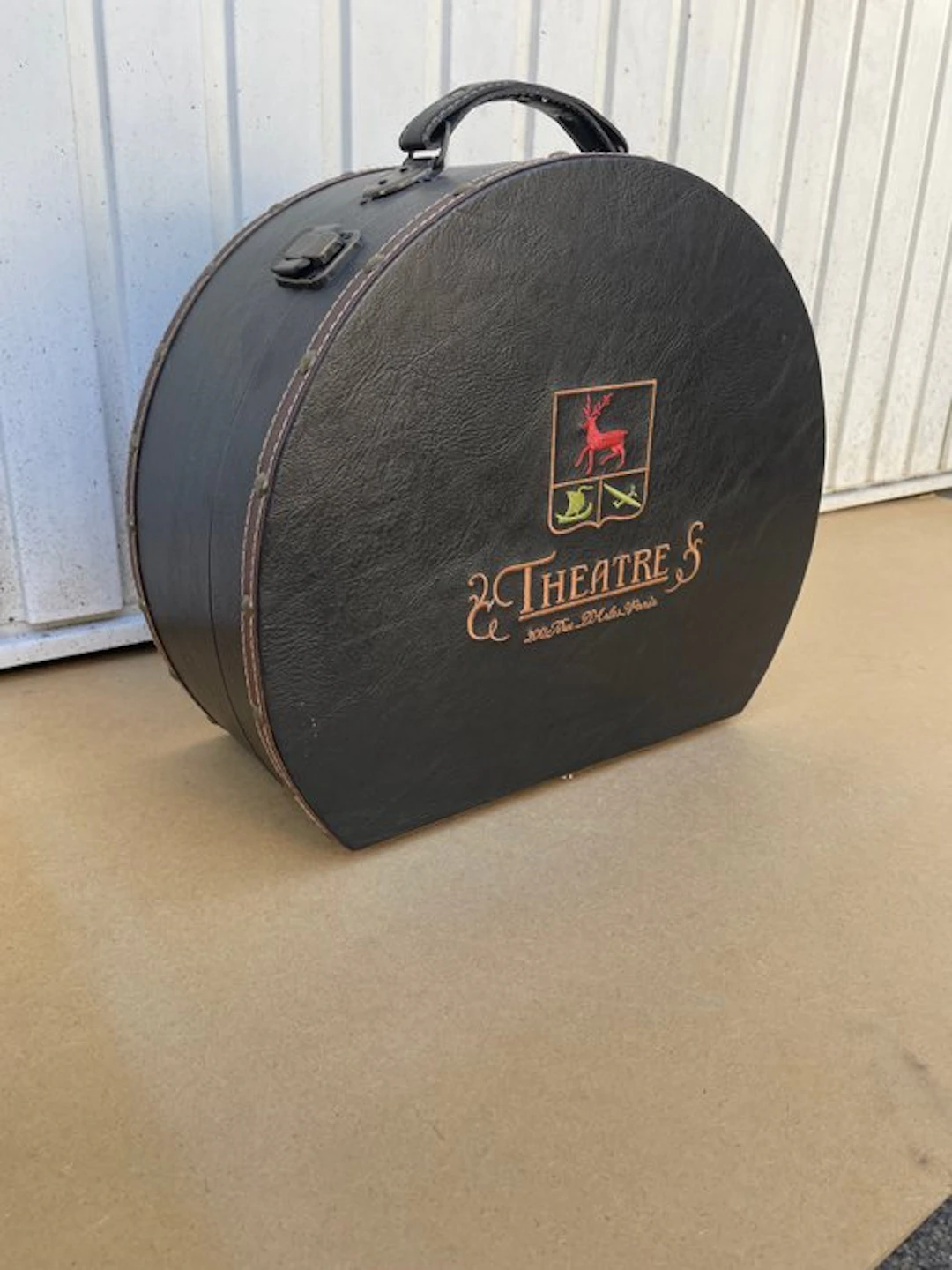 Box - Leather, Metal - Theatre - hat box