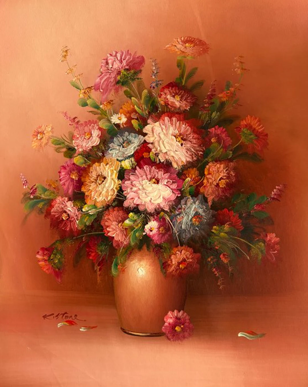 Belgian school (XIX) - Le bouquet
