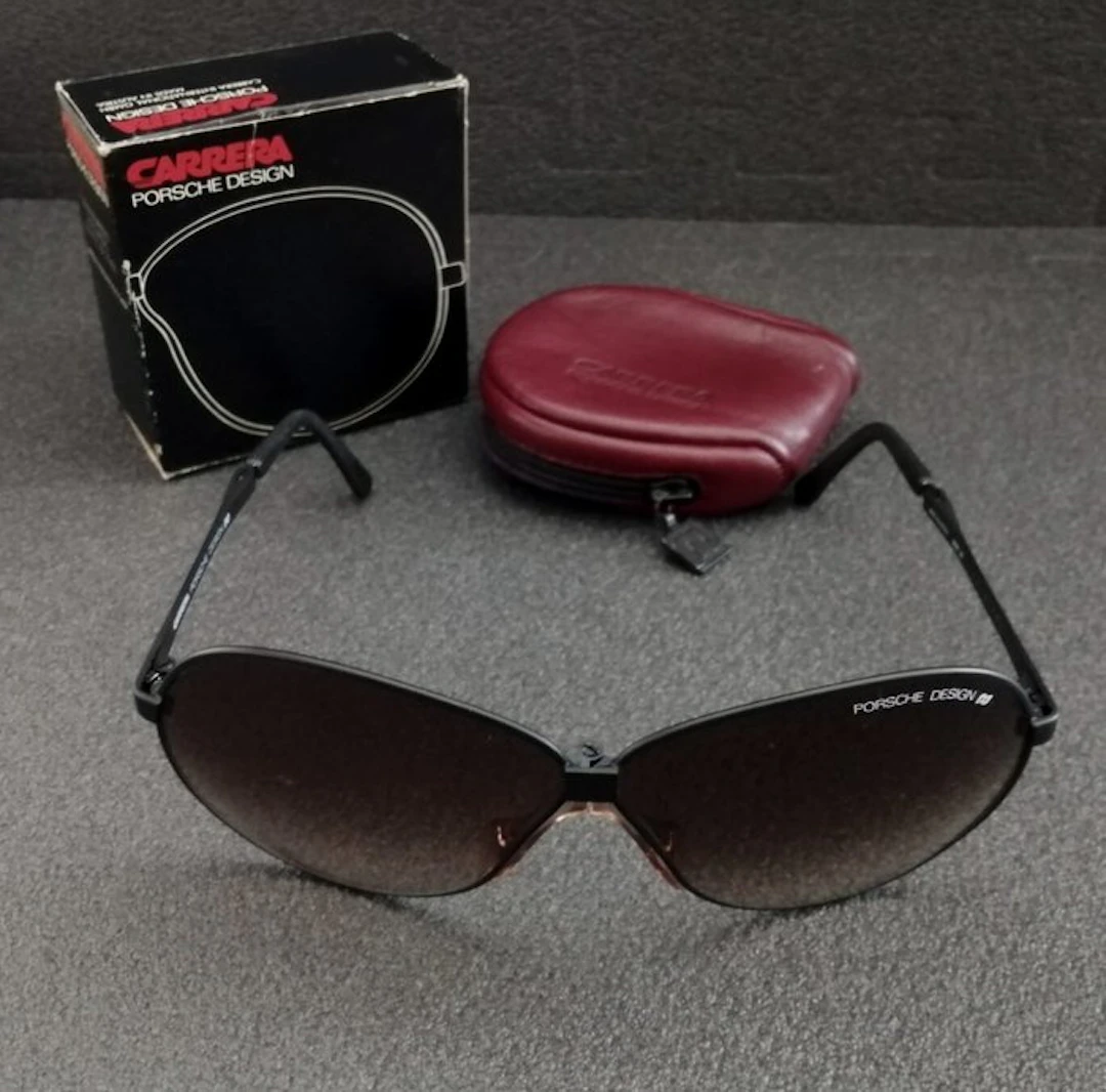 Porsche Design - 1980s Carrera 5626 Folding Sunglasses w/...