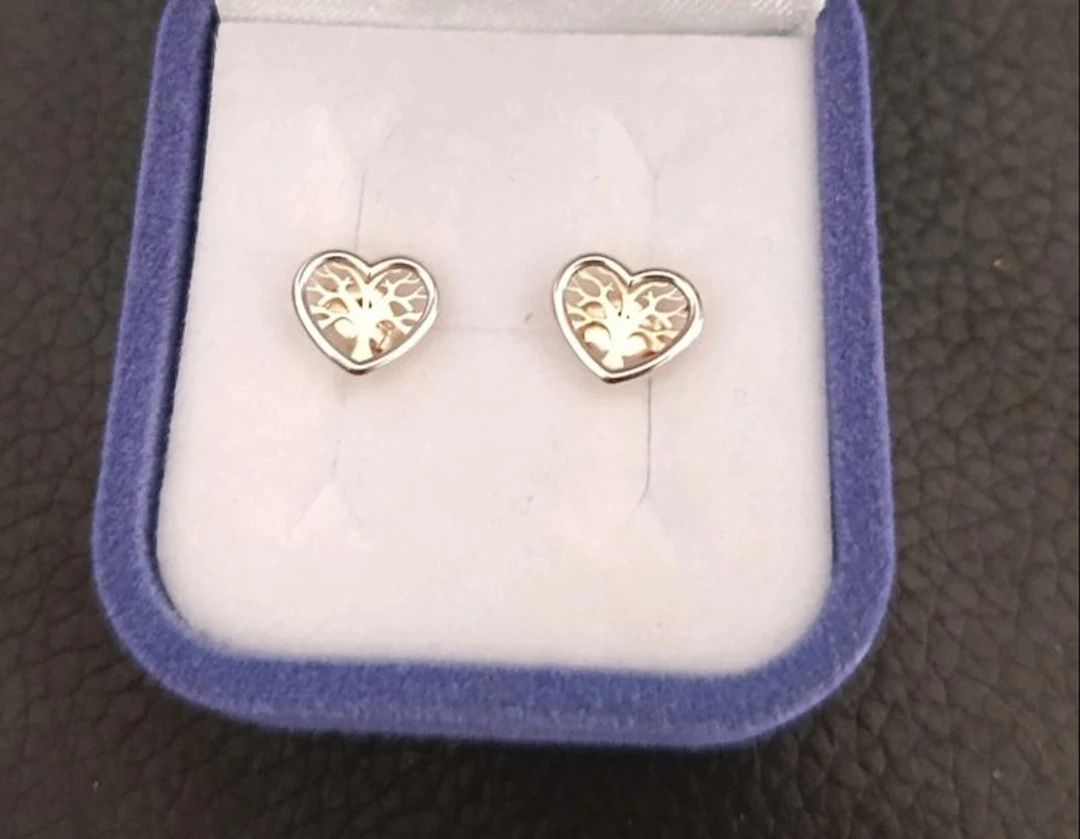 Clip-on earrings - 18 kt. Yellow gold, White gold