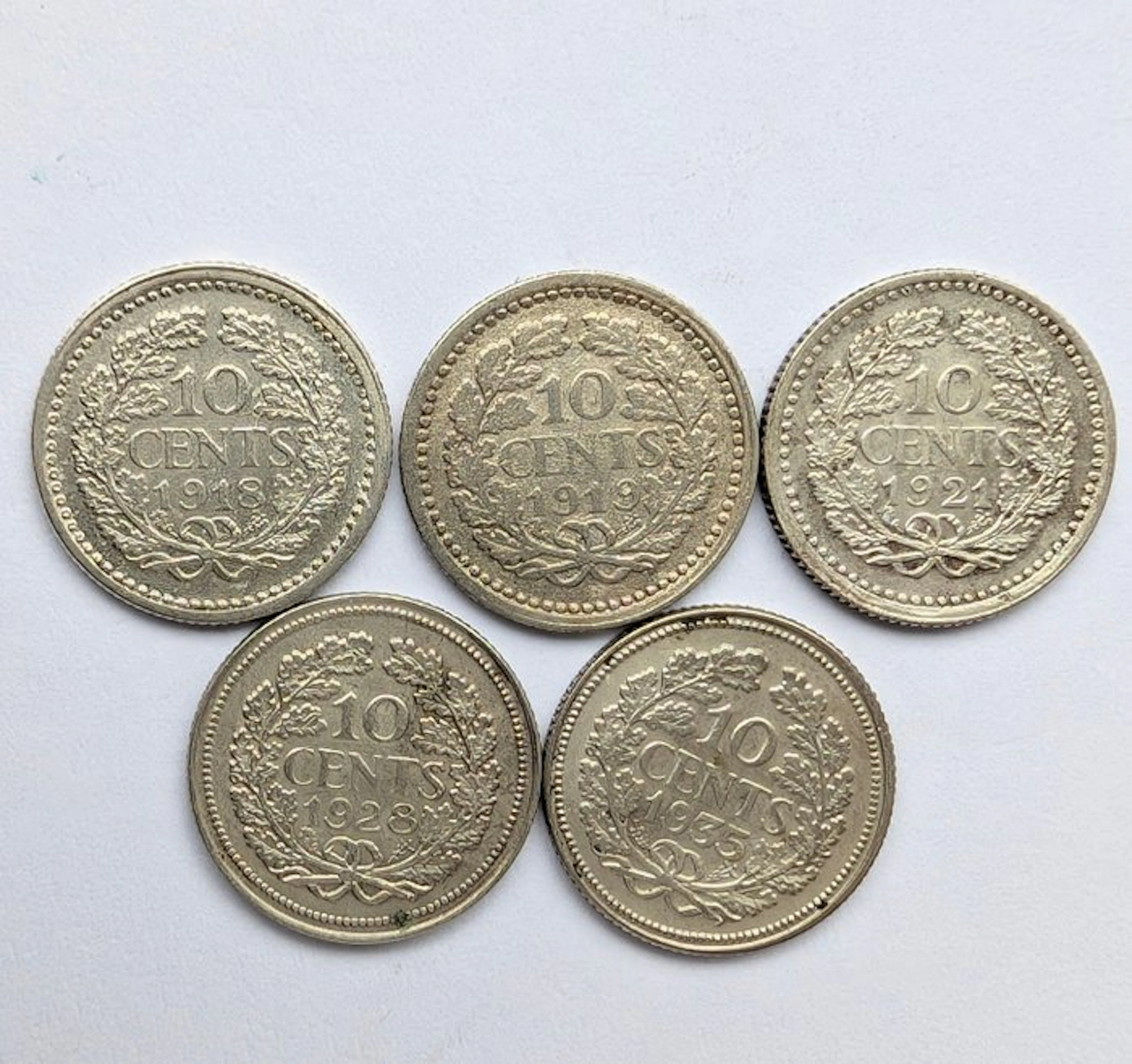 Netherlands. Wilhelmina. 10 Cents 1918-1933 (No reserve price)