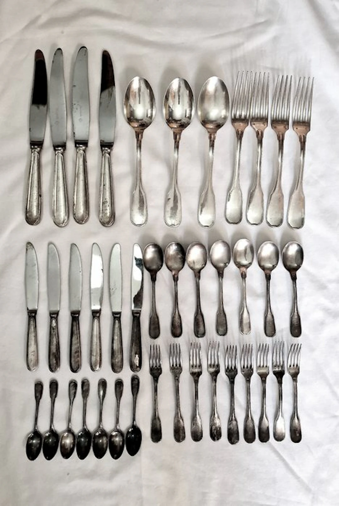 Christofle - Dinner set (40) - Touraine - Silverplated