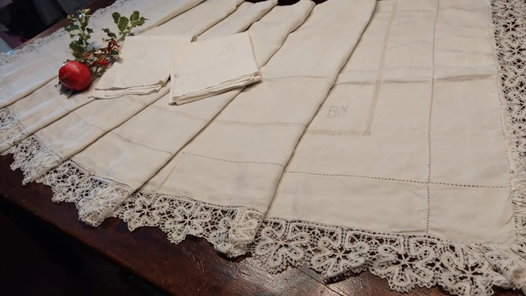Bed sheet (3) - 230 cm - 270 cm - Ancient trousseaus