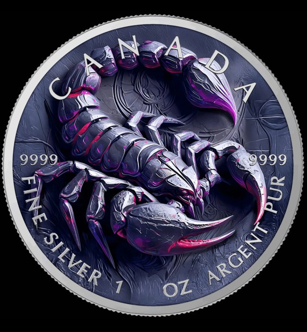 Canada. 5 Dollars 2025 Zodiac Scorpio , 1 Oz (.999)