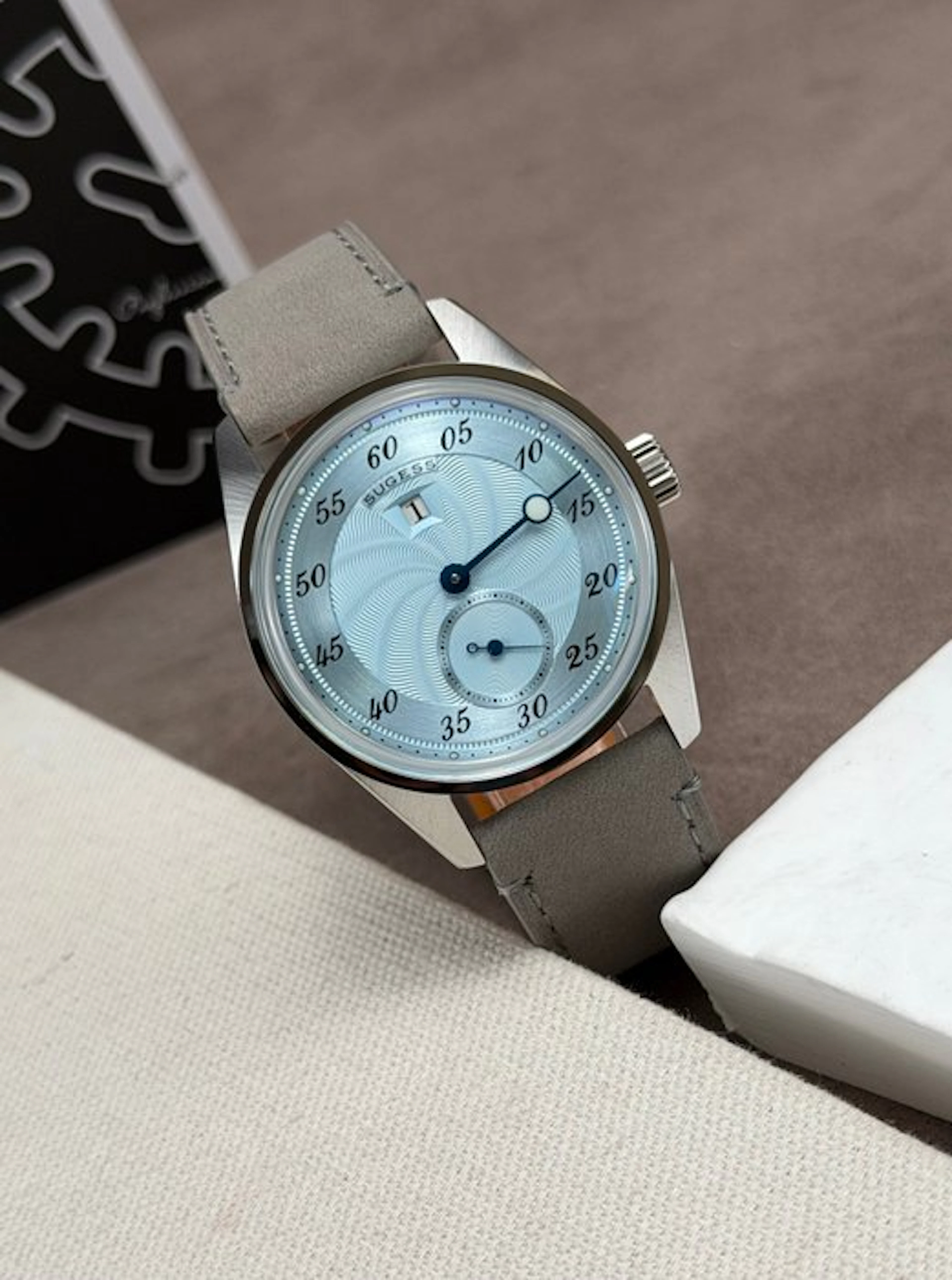 Sugess - Art Master Automatic Jump Hour Ice Blue - No...