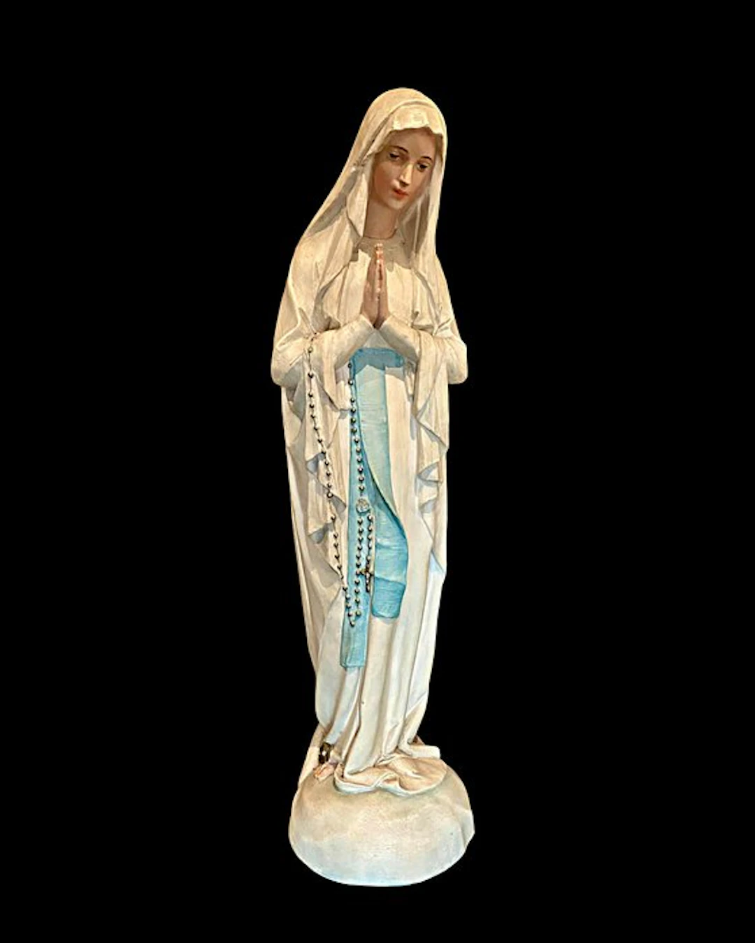 Sculpture, Notre Dame de Banneux - XL - 80 cm - Plaster