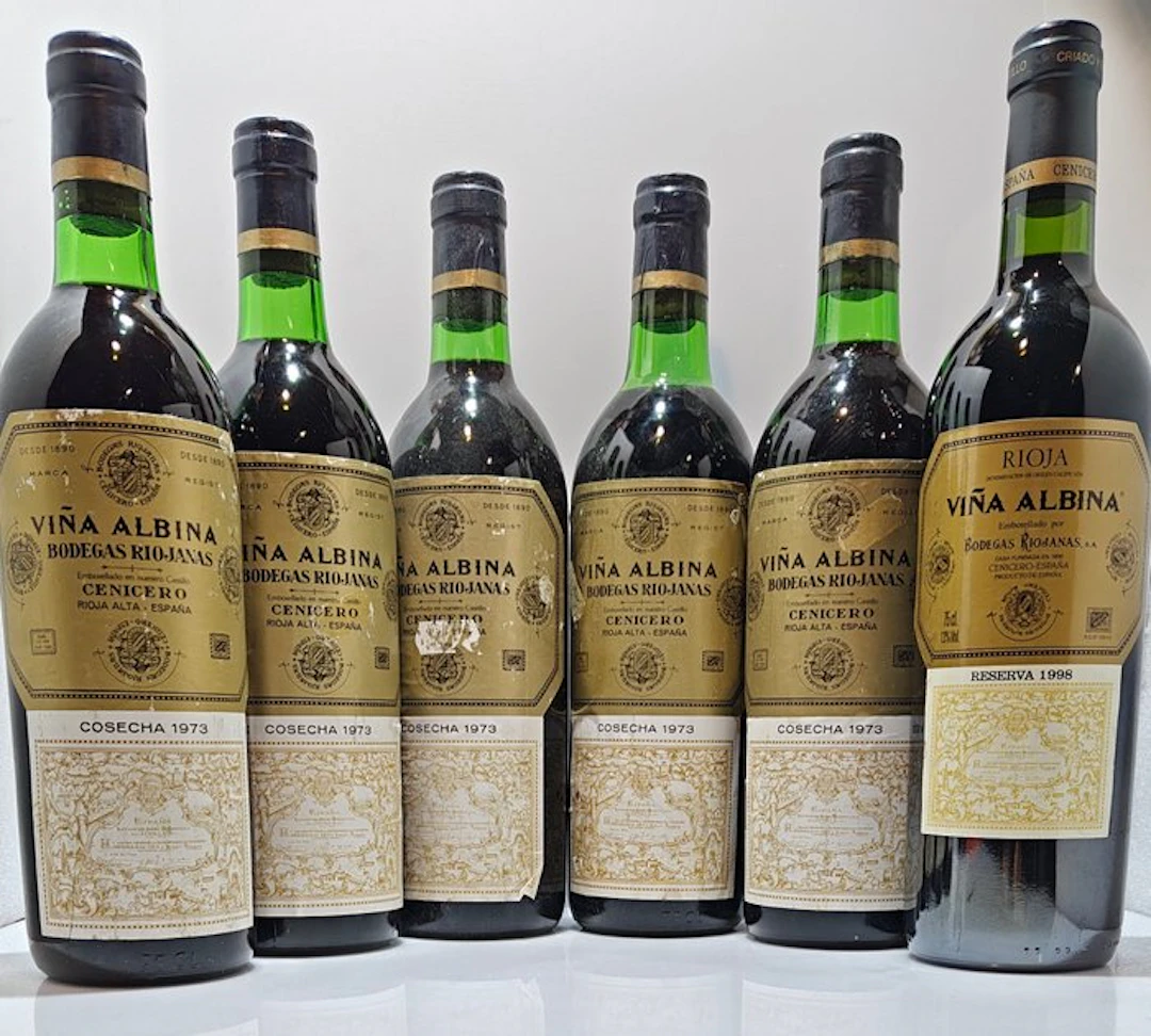 1973 (x5) & 1998 Bodegas Riojanas