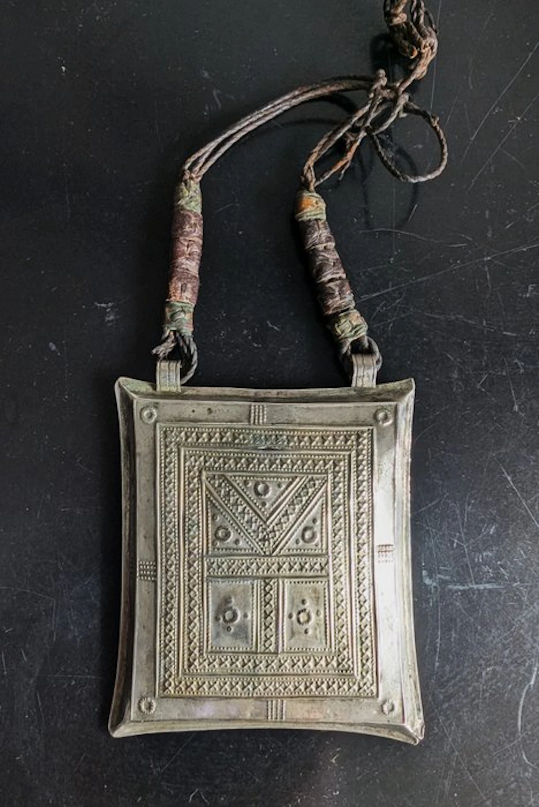 Silver, Metal, Put - Amulet - Tuareg Kel-Aïr Niger